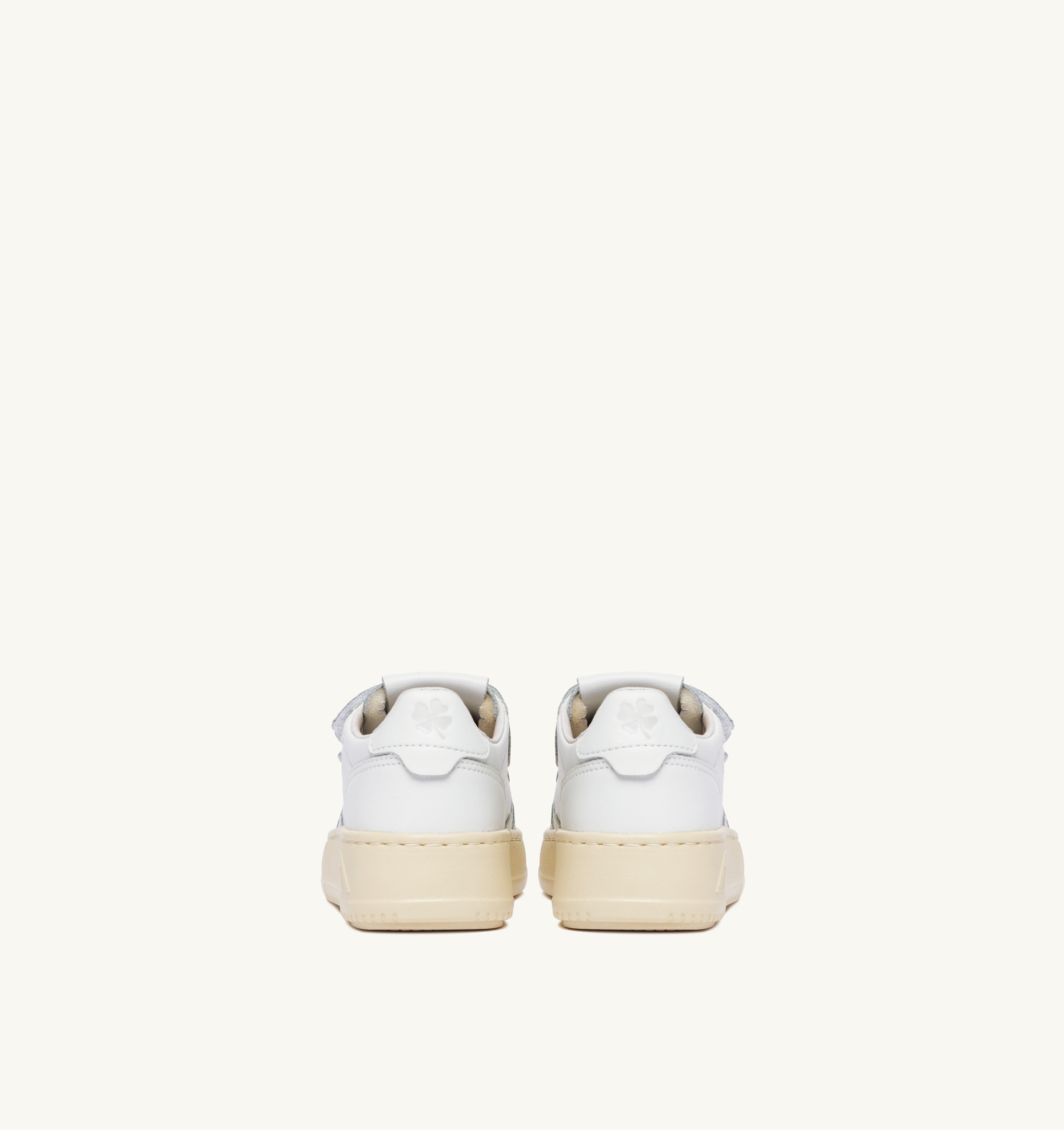 BASKETS MEDALIST KIDSTRIPES LOW EN CUIR BLANC