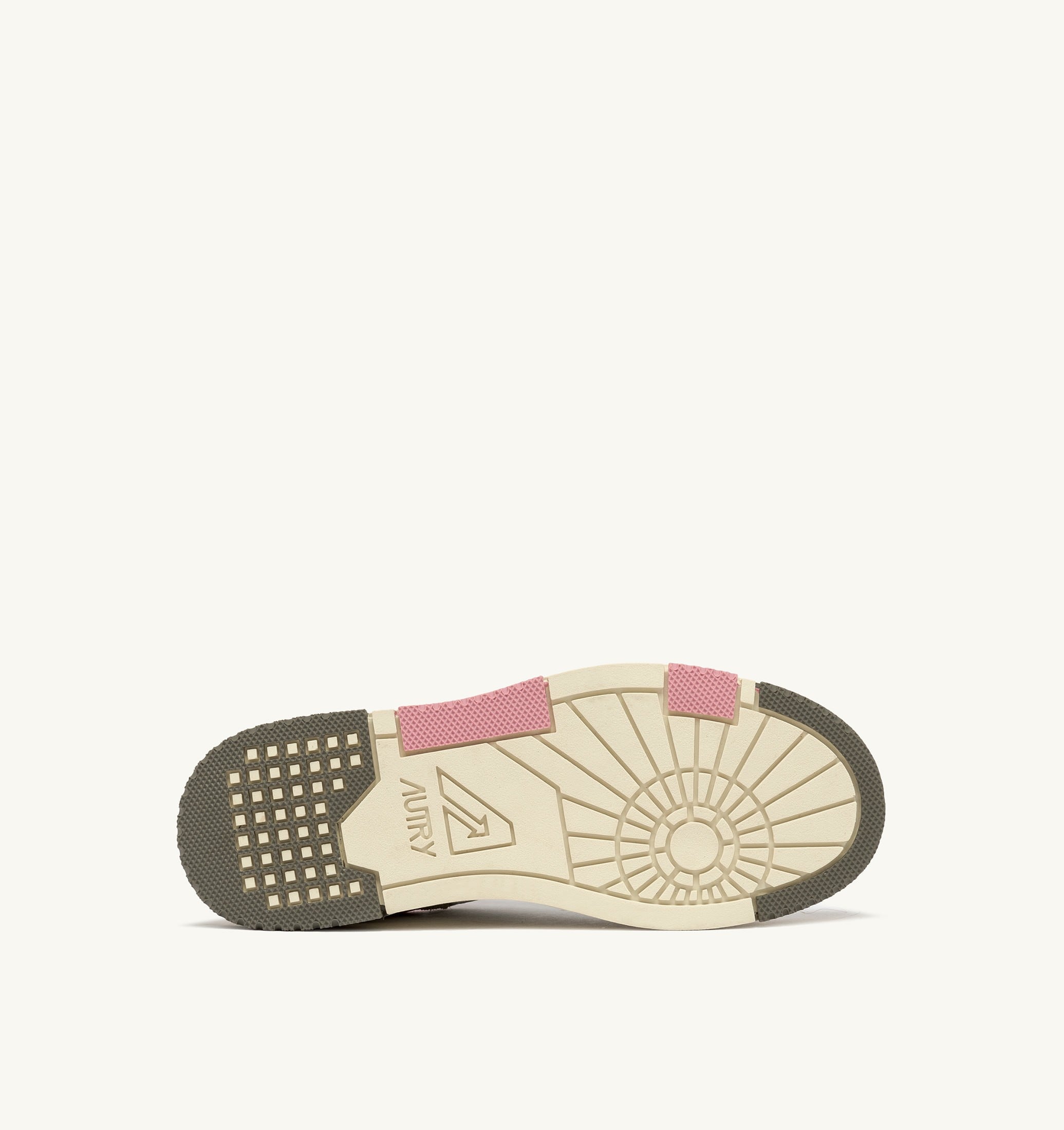 BASKETS CLC LOW EN CUIR ET DAIM COLORIS BLANC ET GERANIUM