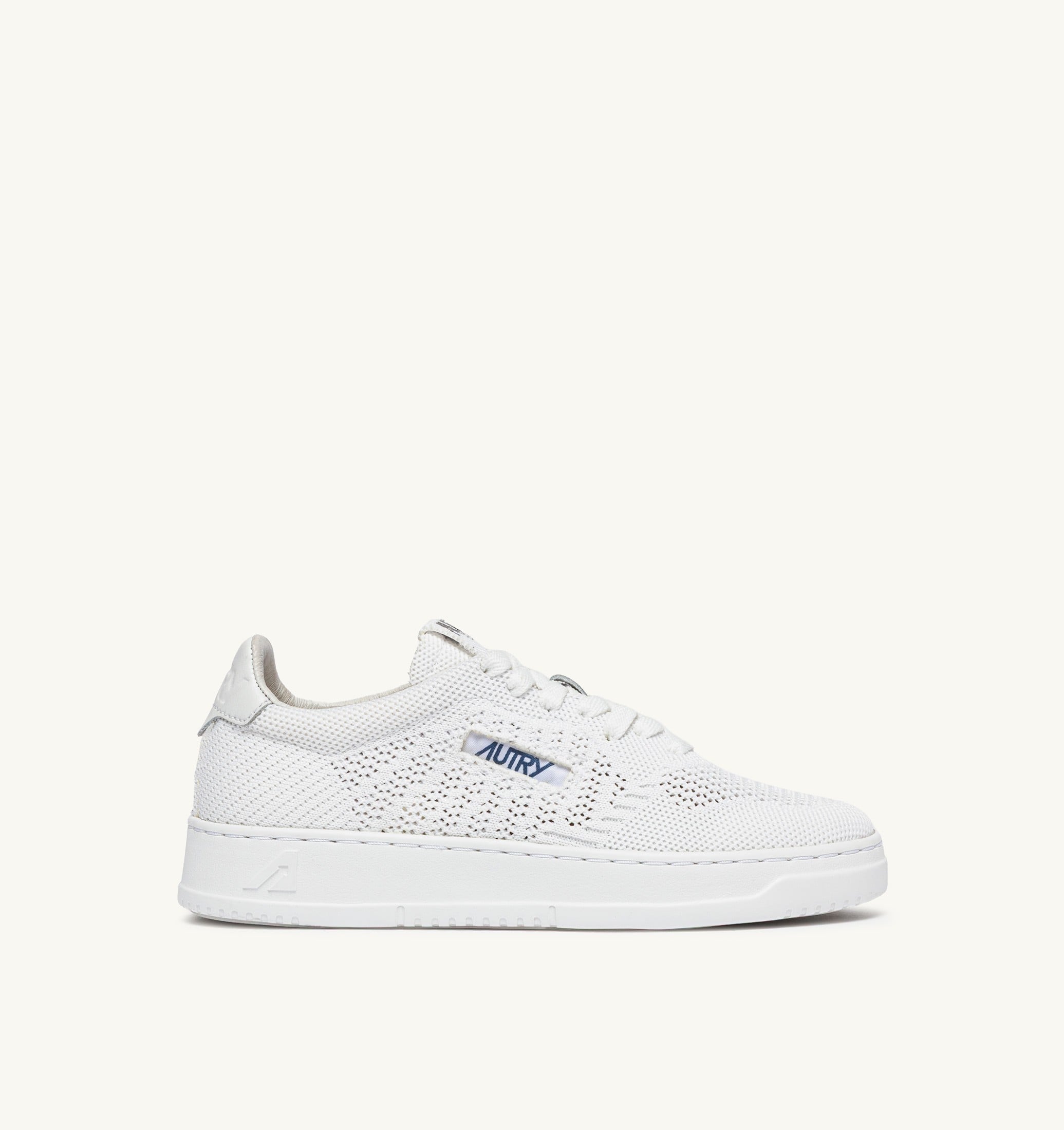 BASKETS MEDALIST EASEKNIT LOW EN MAILLE COLORIS BLANC