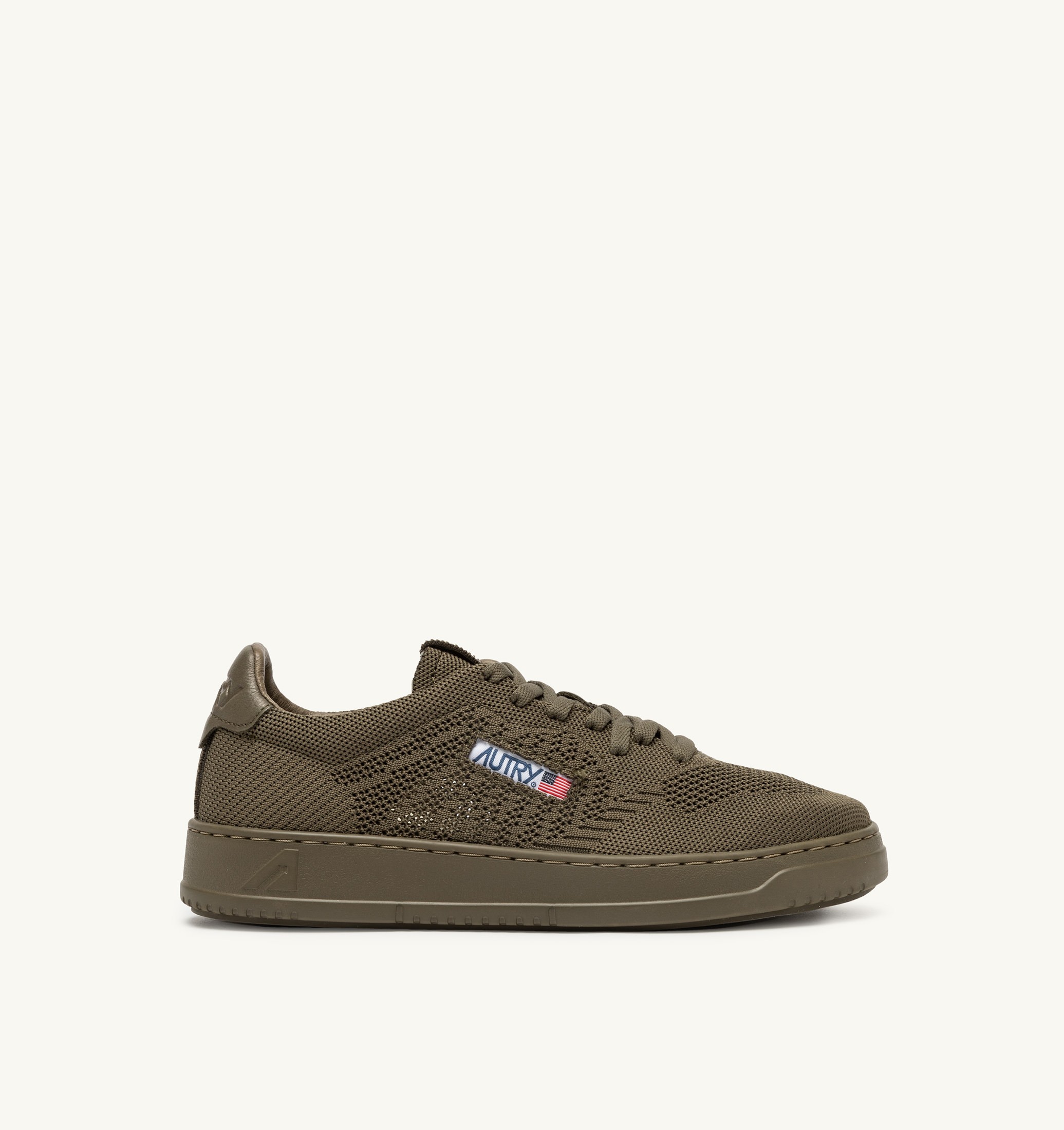BASKETS MEDALIST EASEKNIT LOW EN MAILLE COLORIS COVERT GREEN