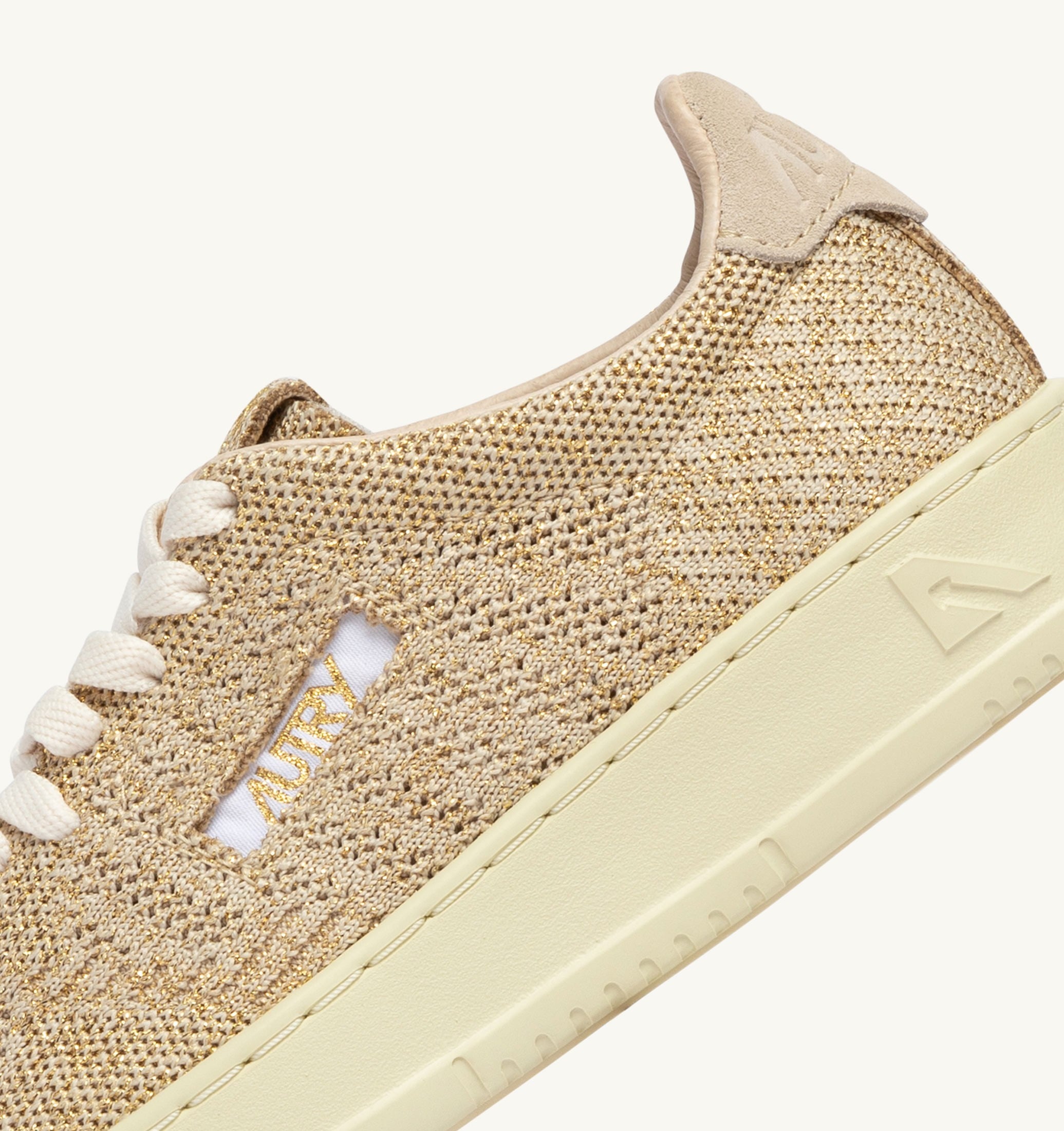 BASKETS MEDALIST EASEKNIT LOW EN MAILLE PLATINE