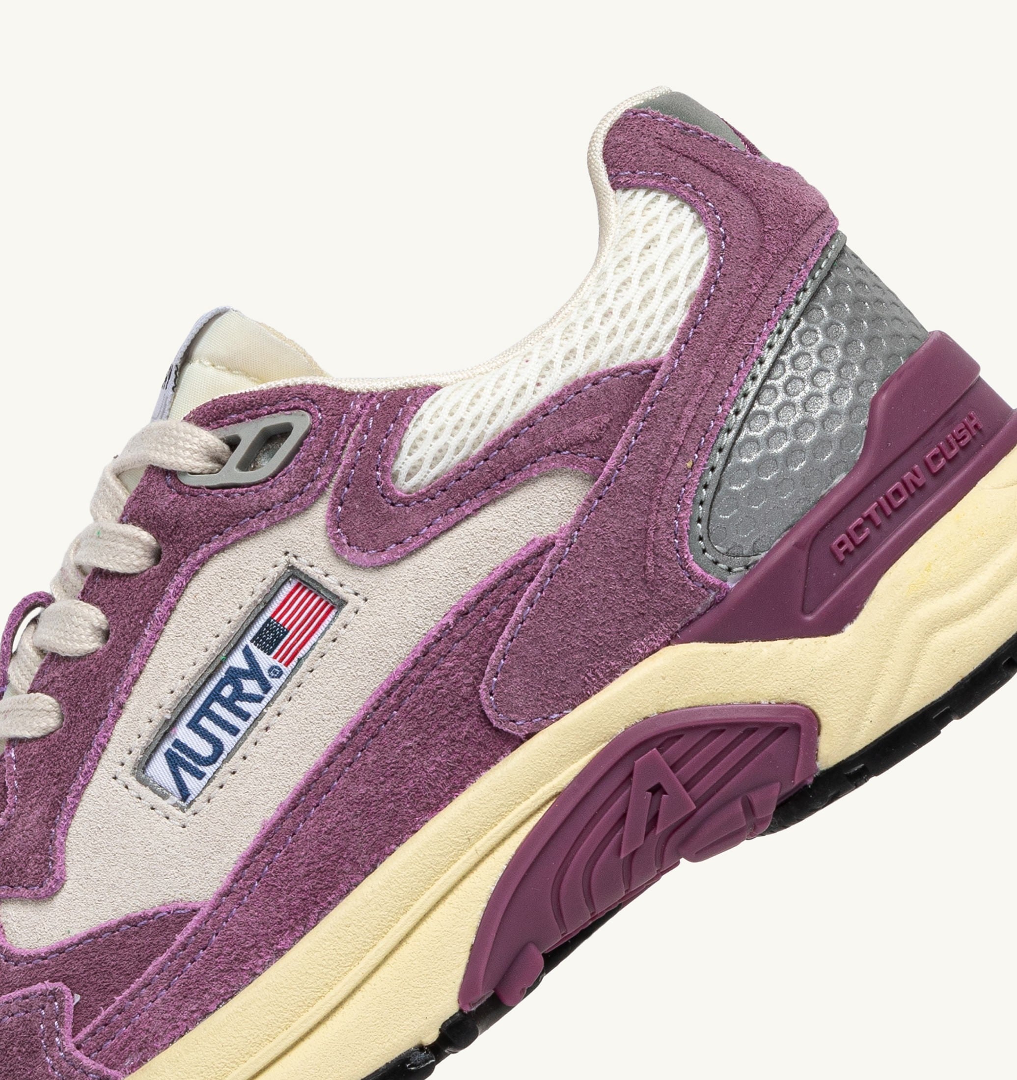 BASKETS HYPERWAY EN MESH ET DAIM SAND ET FIRENZE