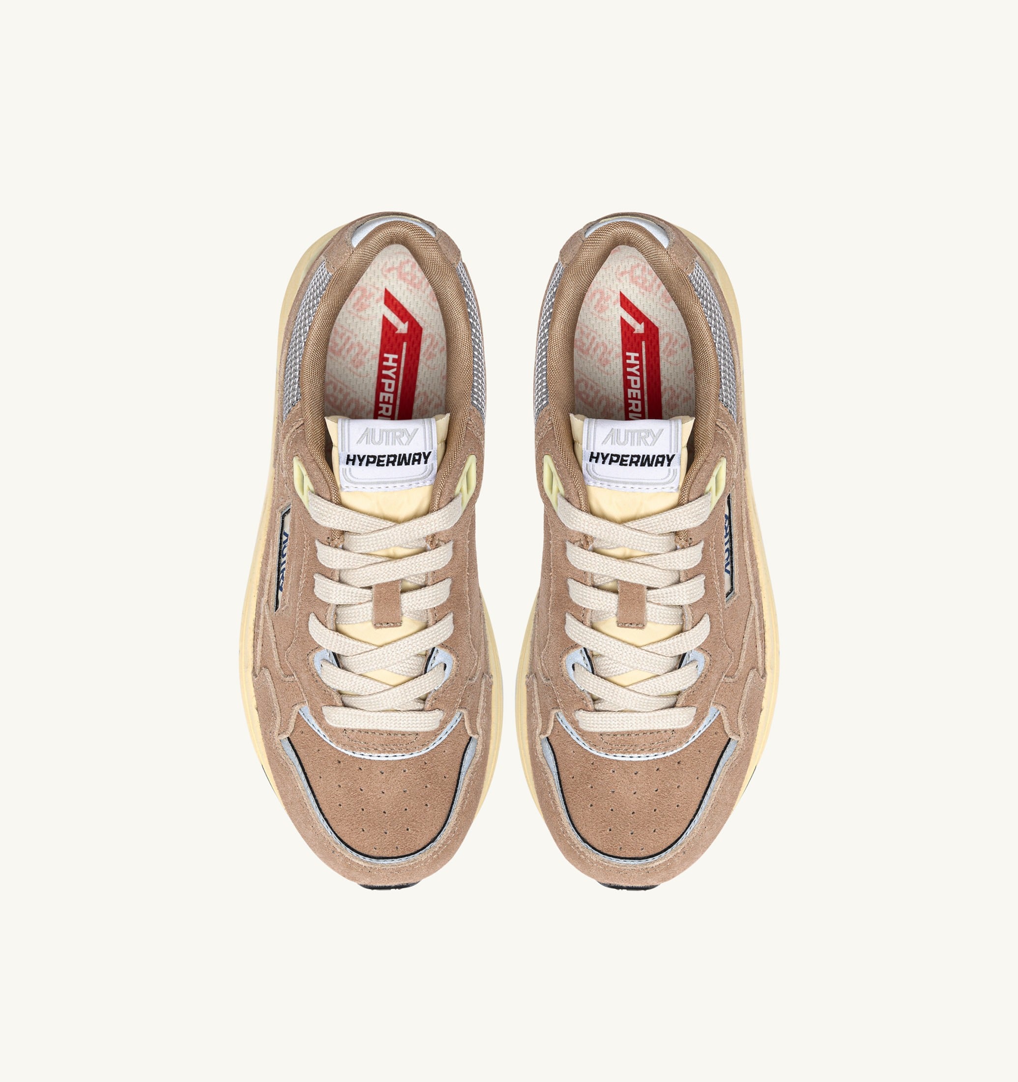 BASKETS HYPERWAY EN MESH ET DAIM SOUTHERN MOONLIGHT ET ARGENT