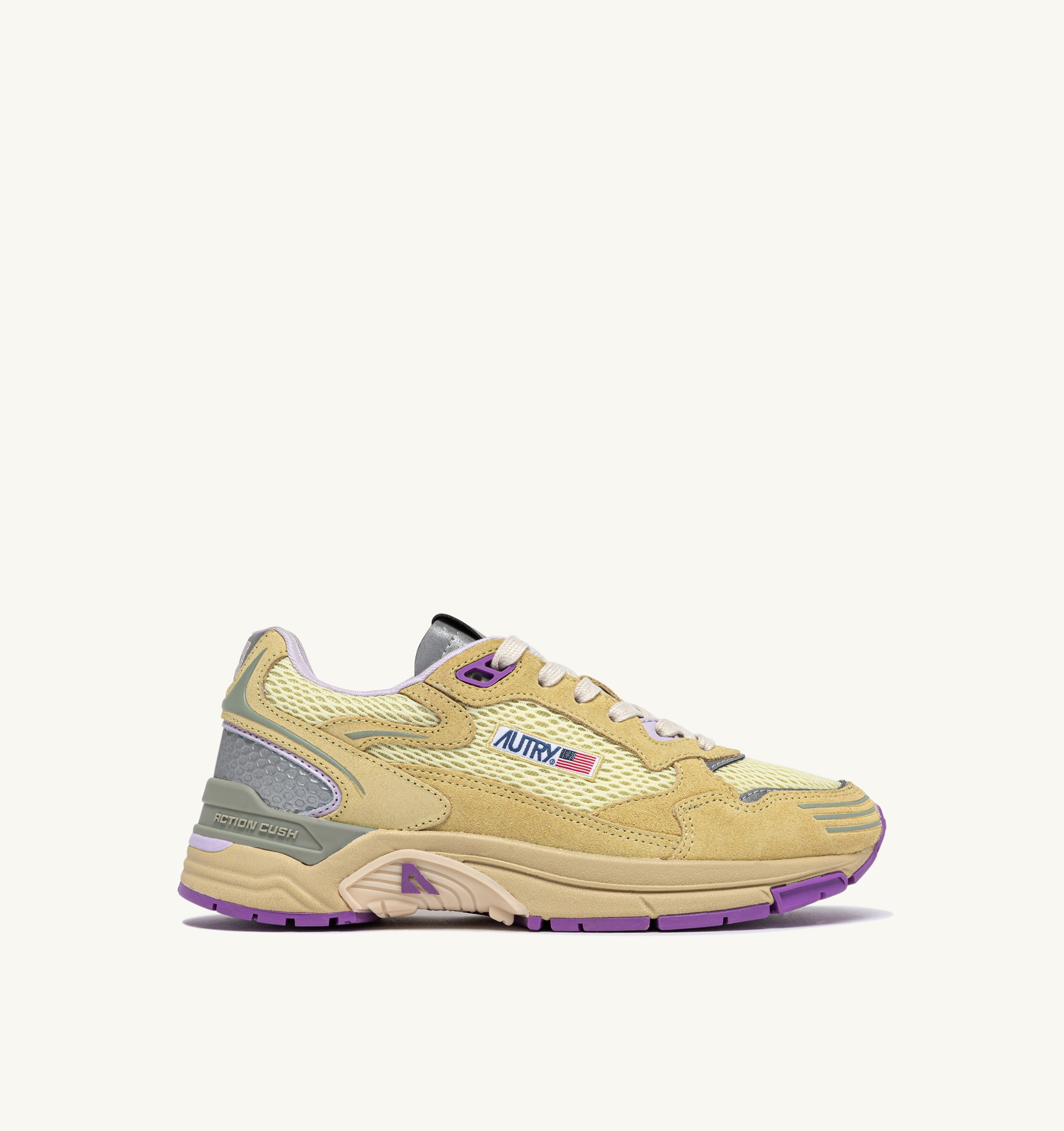 BASKETS HYPERWAY EN MESH ET DAIM STRAW ET ORCHID HUST
