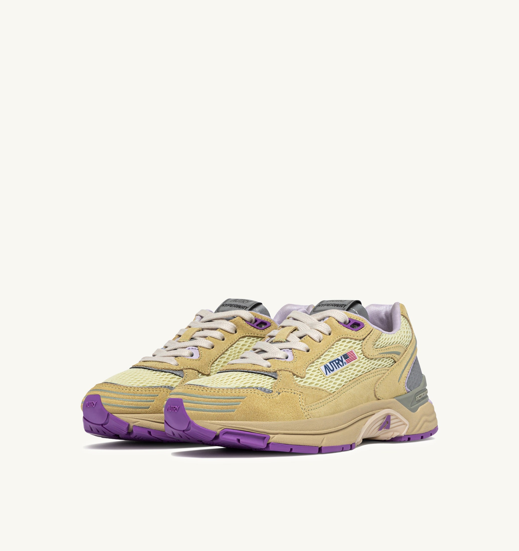 BASKETS HYPERWAY EN MESH ET DAIM STRAW ET ORCHID HUST