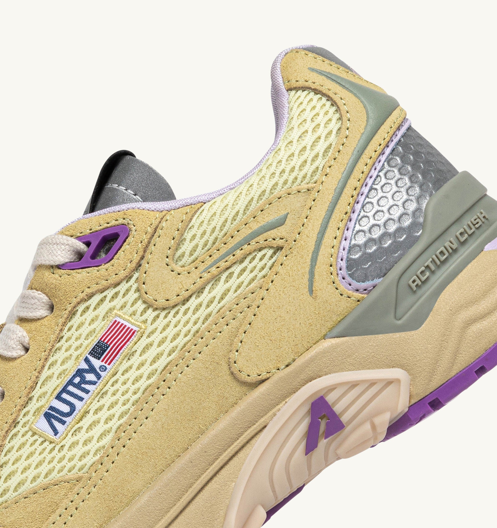 BASKETS HYPERWAY EN MESH ET DAIM STRAW ET ORCHID HUST