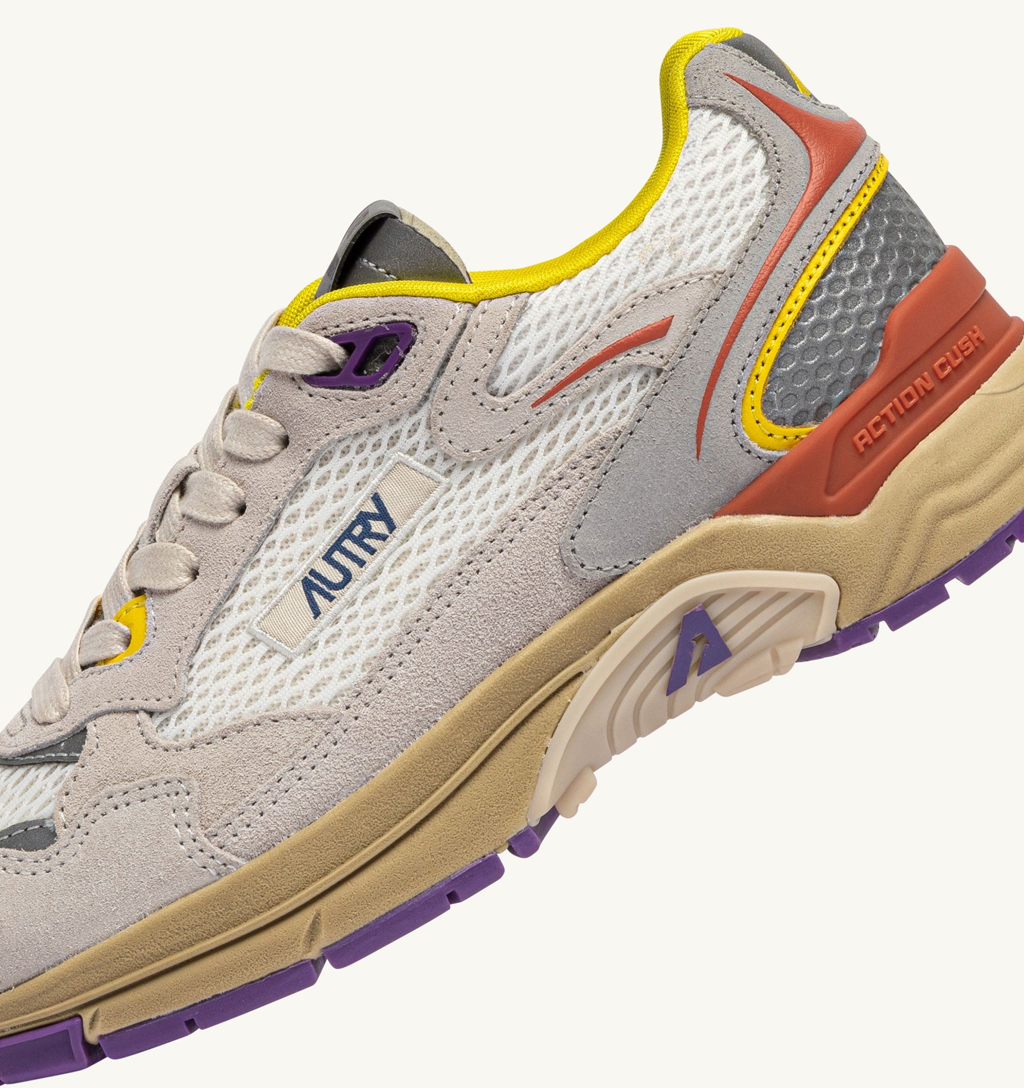 BASKETS HYPERWAY EN DAIM ET MESH BLANC ET ARABESQUE