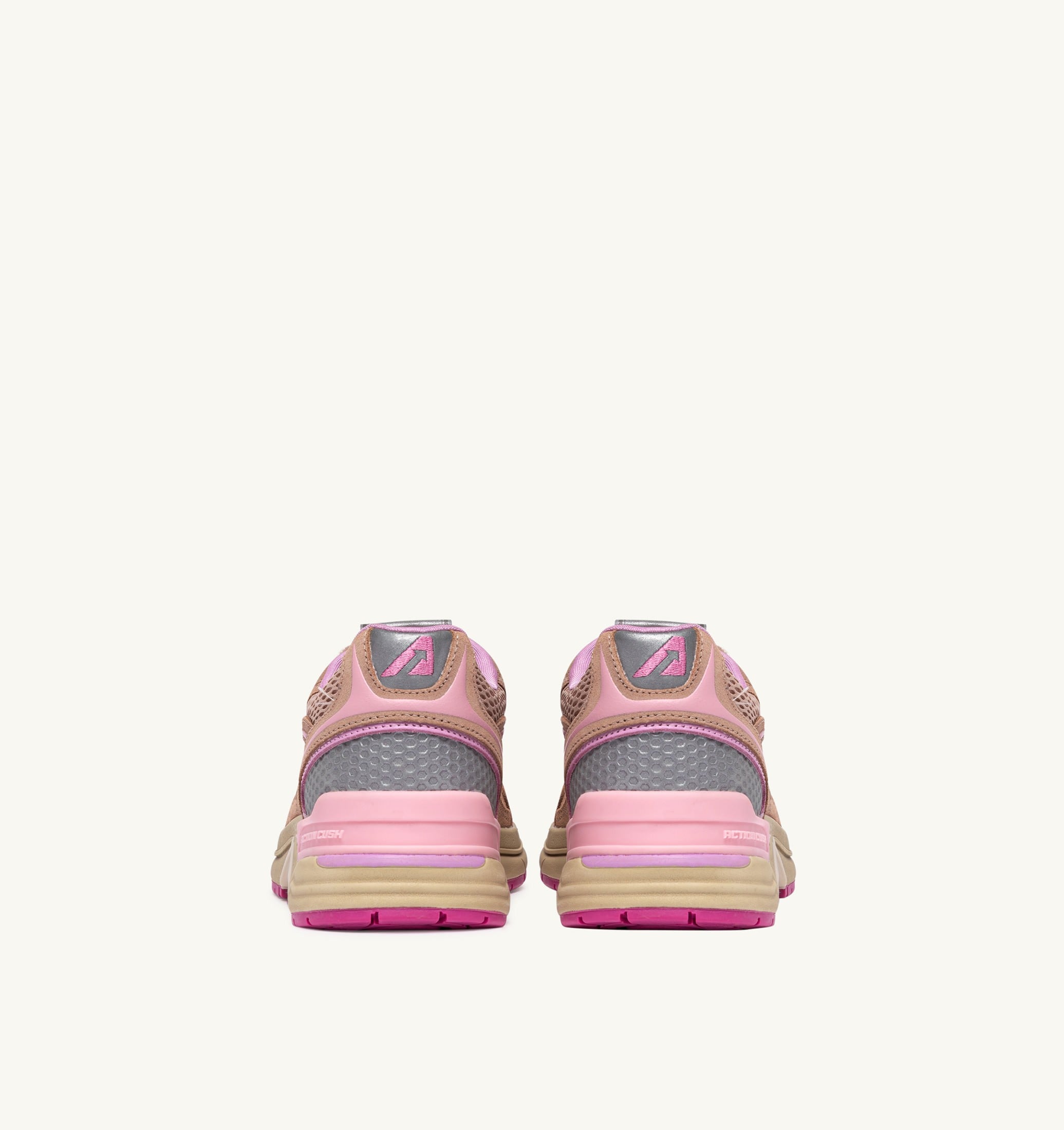 BASKETS HYPERWAY EN DAIM ET MESH PHARD PINK ET DOLPHIN
