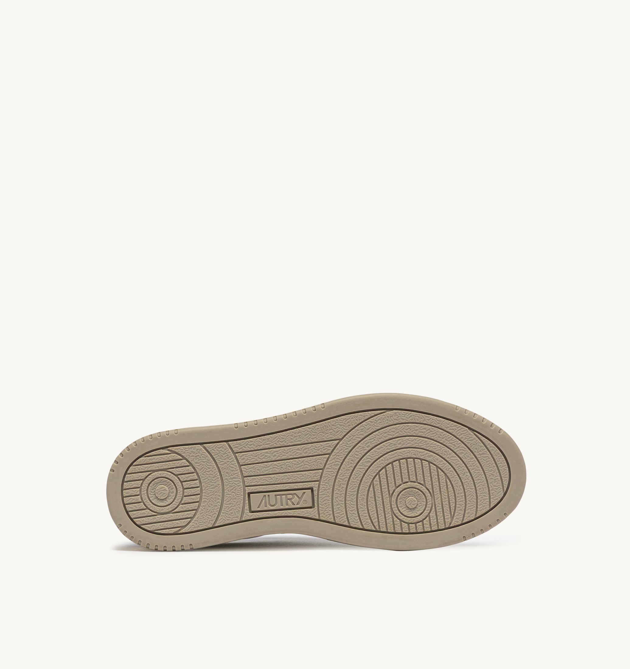 BASKETS MEDALIST LOW BICOLORE EN CUIR BLANC ET FEATHER GRAY