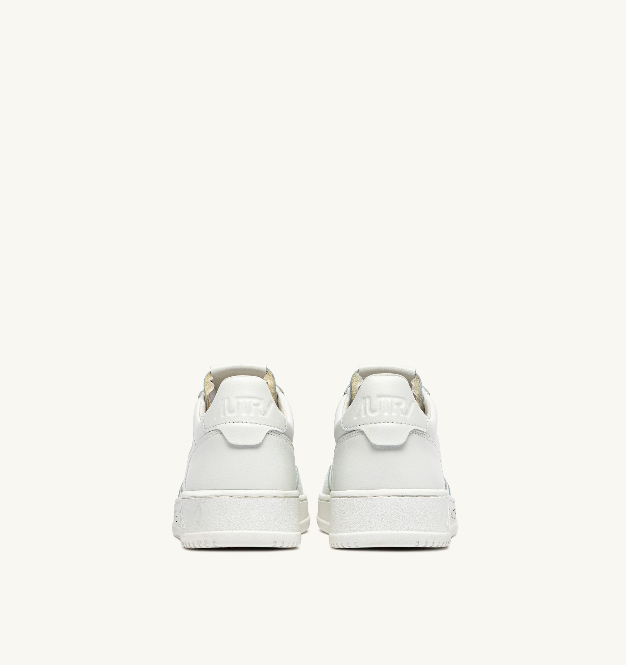 BASKETS MEDALIST LOW EN CUIR BLANC