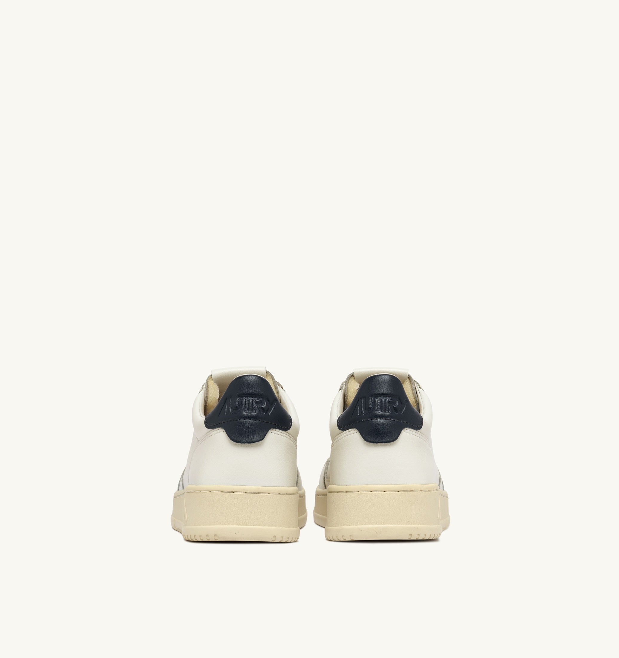 BASKETS MEDALIST LOW EN CUIR BLANC ET SPACE