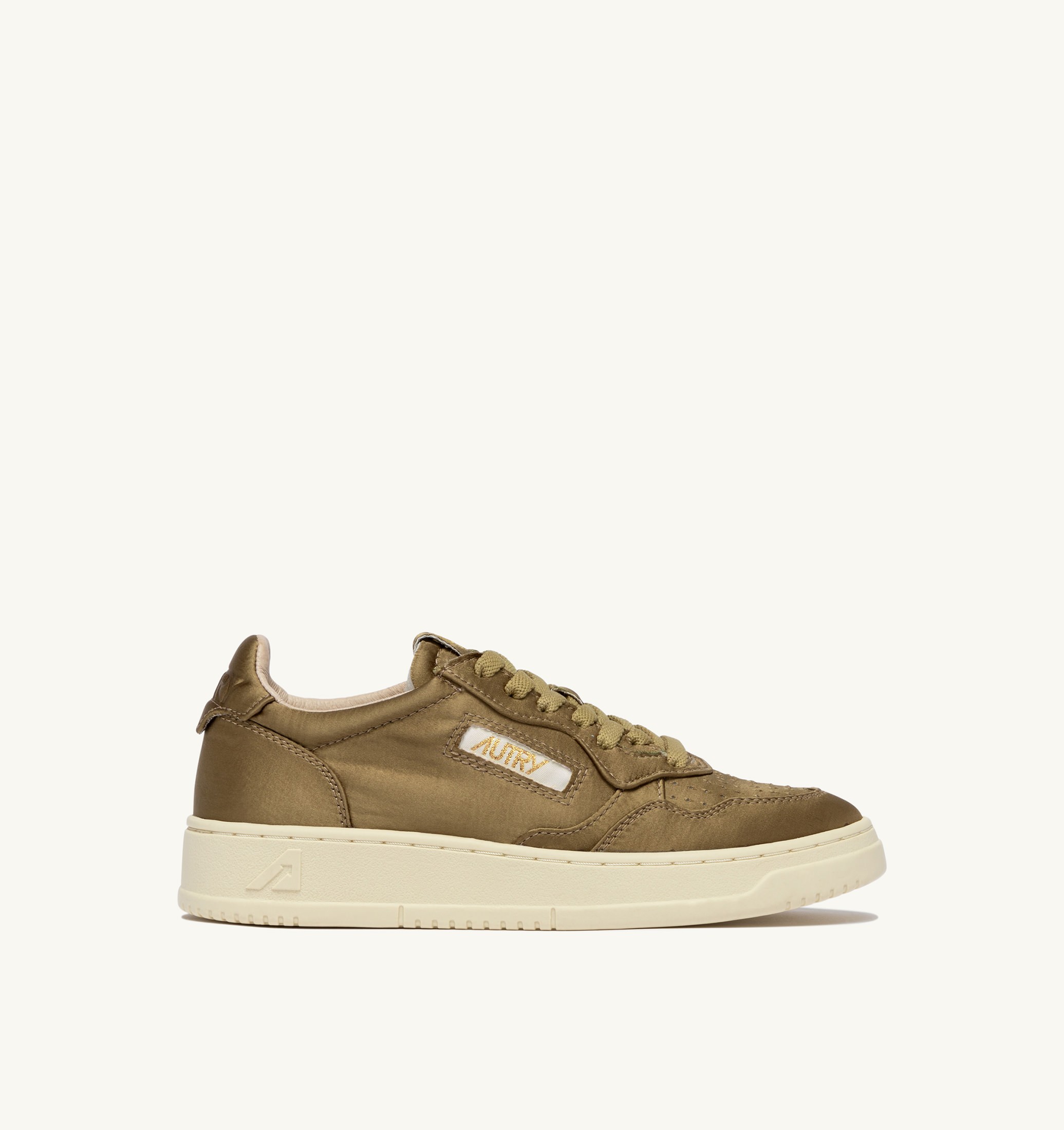 BASKETS MEDALIST LOW EN SATIN ARMY