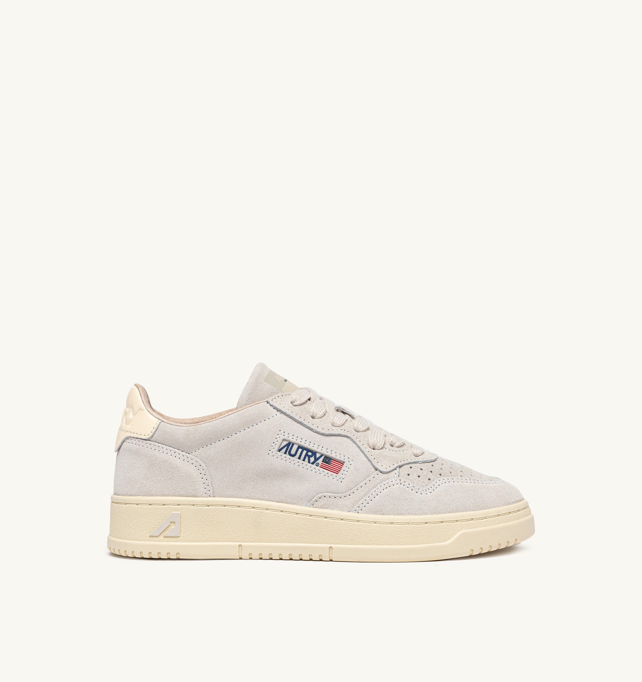 BASKETS MEDALIST LOW EN DAIM MARBLE ET OFF WHITE