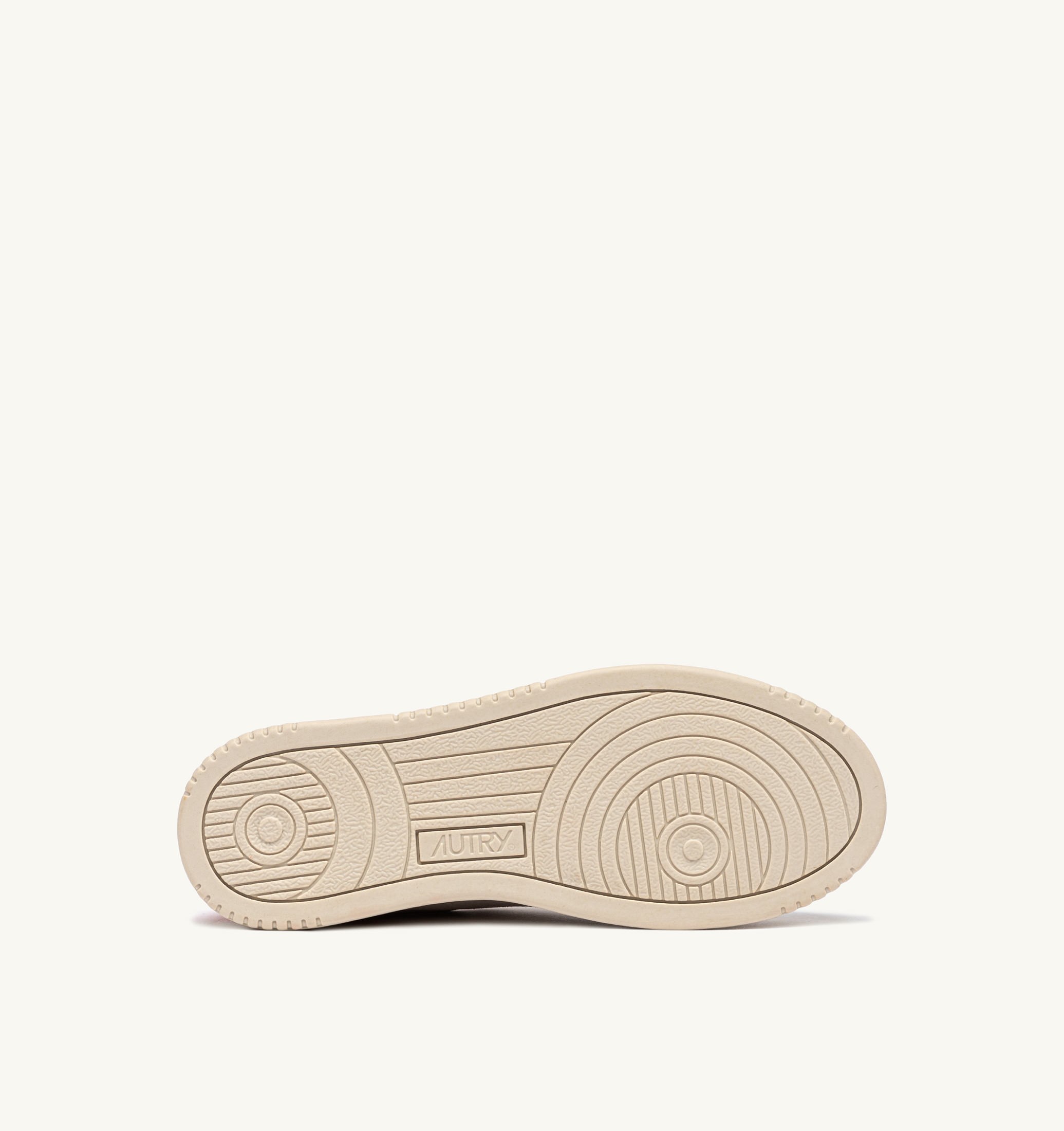 BASKETS MEDALIST LOW TRICOLORE EN DAIM BLANC SAND ET FEU