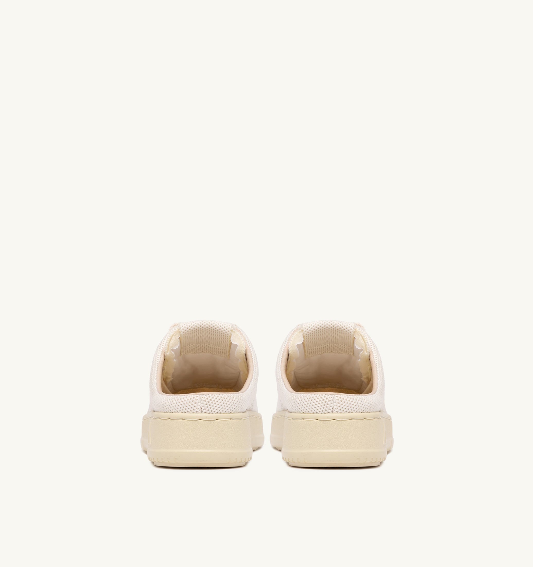 BASKETS EASEKNIT MULE IVOIRE
