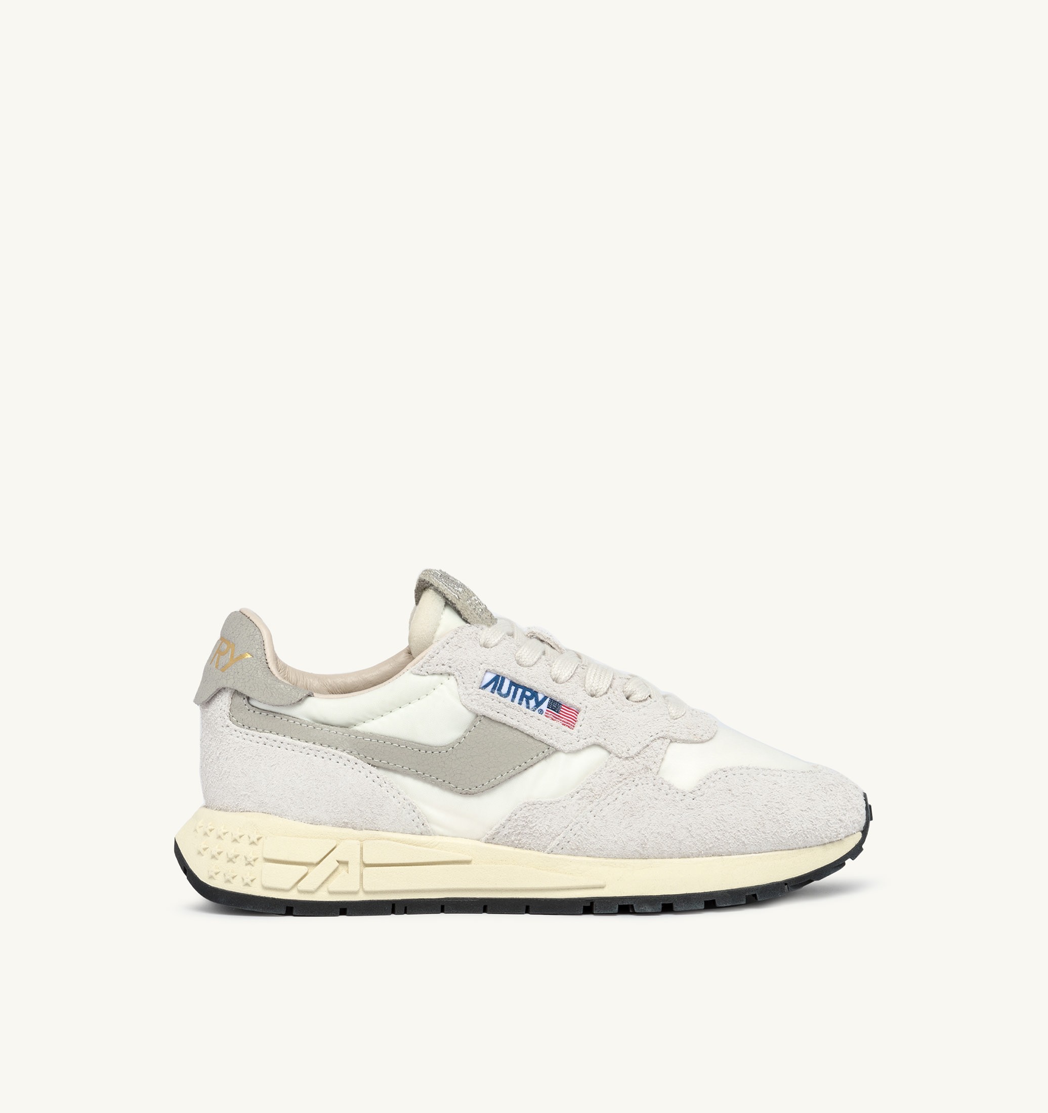 BASKETS REELWIND LOW EN NYLON ET DAIM BEIGE