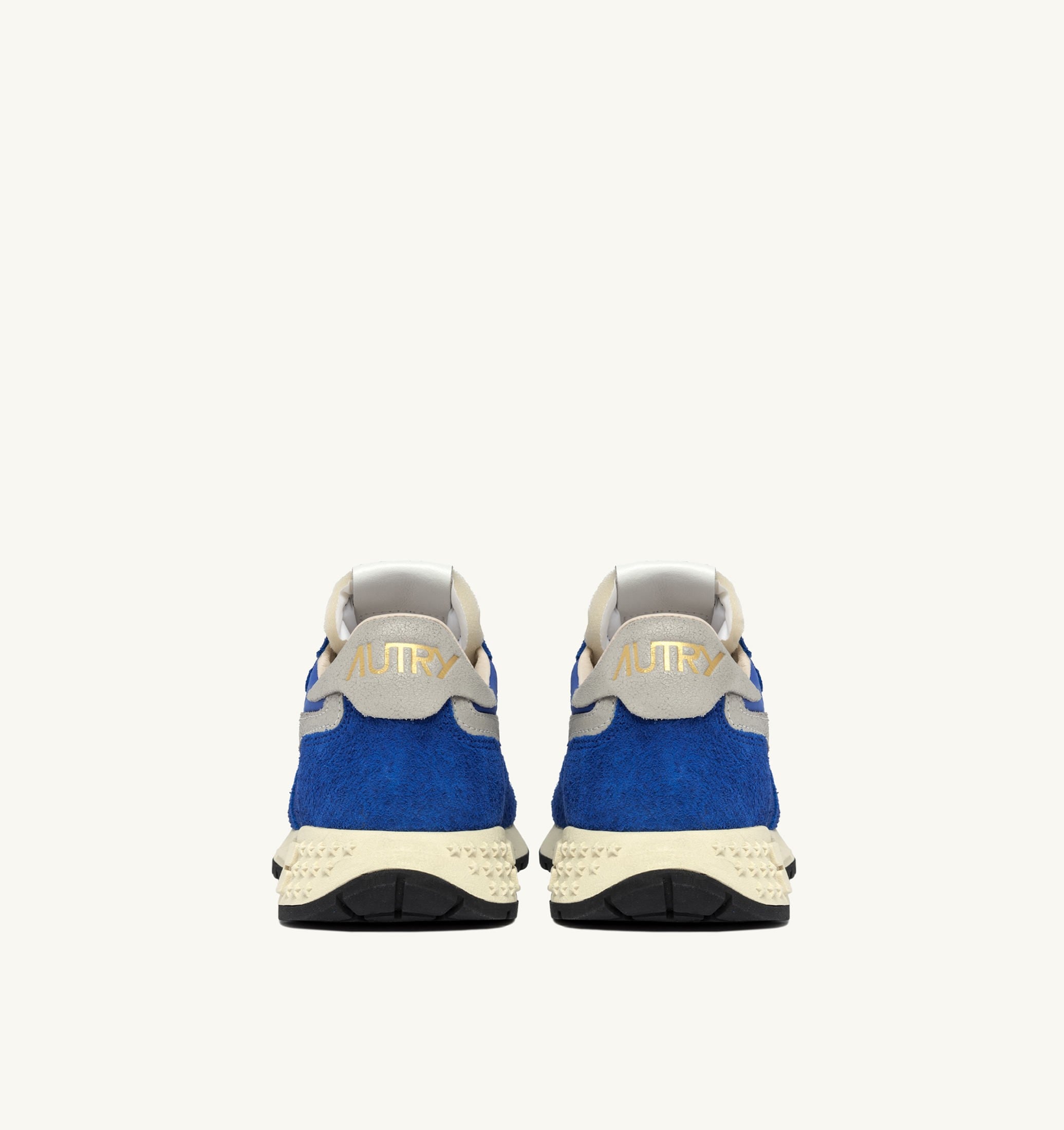 BASKETS REELWIND LOW EN NYLON ET DAIM BLEU