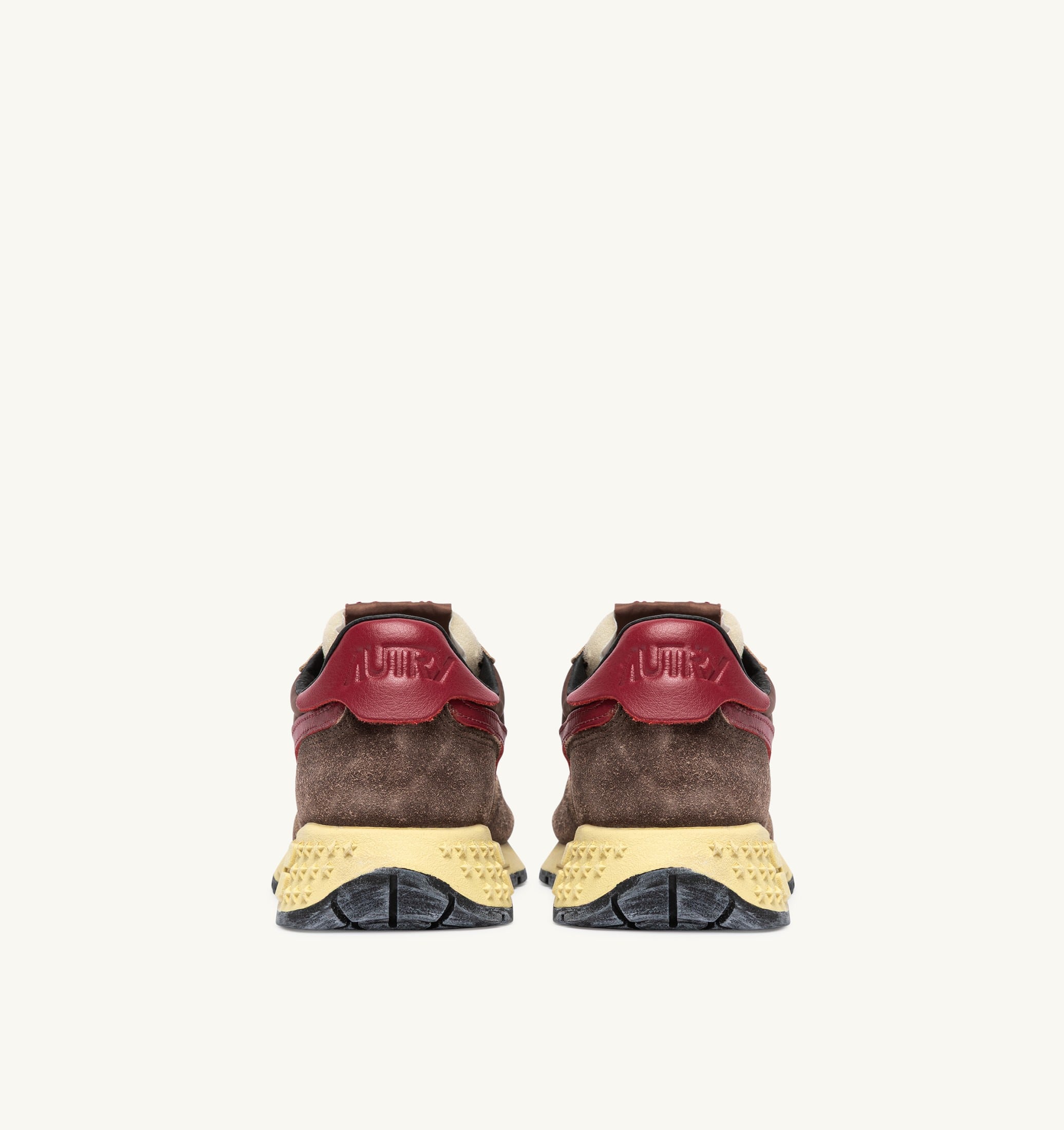 BASKETS REELWIND LOW EN NYLON ET DAIM COFFEE SUGAR ET DEEP CLARET