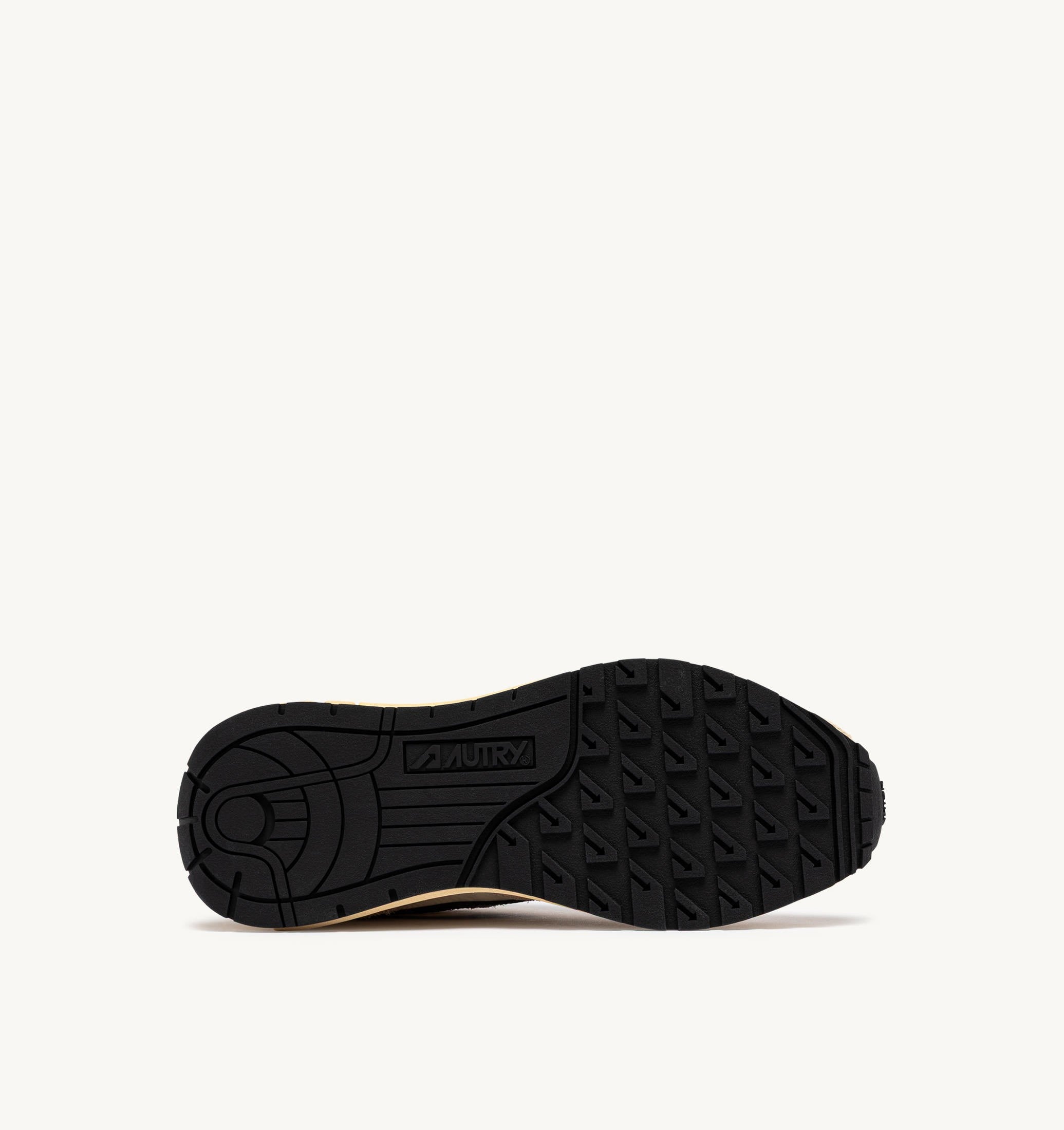 BASKETS REELWIND LOW EN NYLON ET DAIM ÉCRU ET NOIR