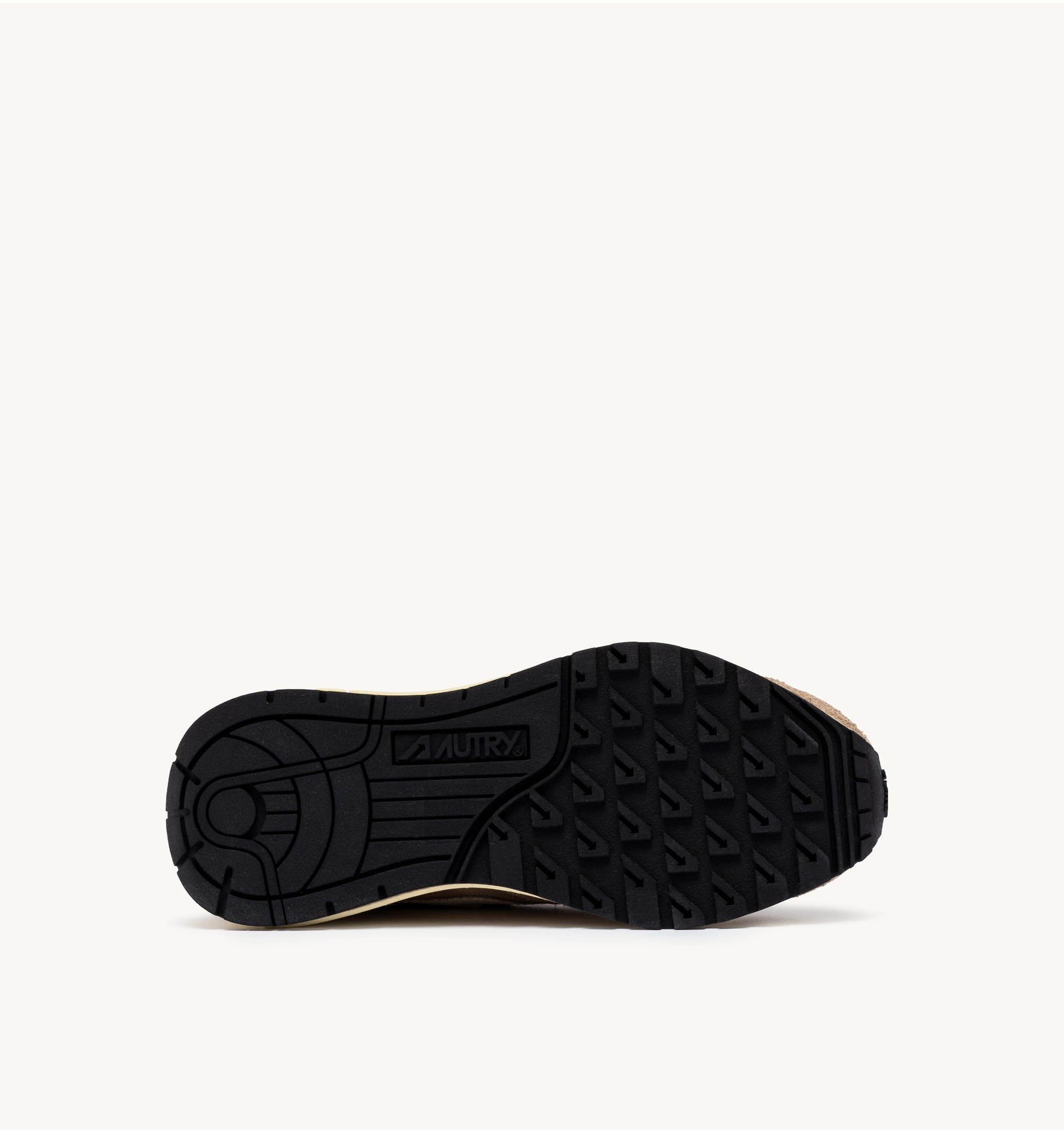 BASKETS REELWIND LOW EN NYLON ET DAIM PEPPER ET BLANC