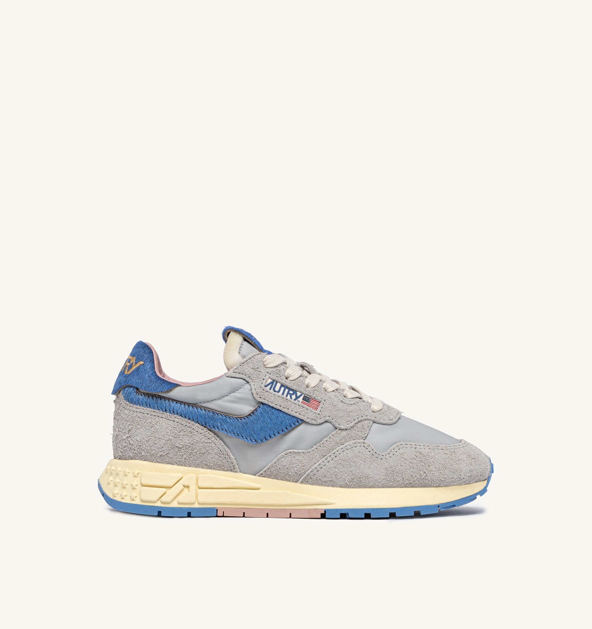 BASKETS REELWIND LOW EN NYLON ET DAIM VAPOR ET DELLA ROBBIA BLUE