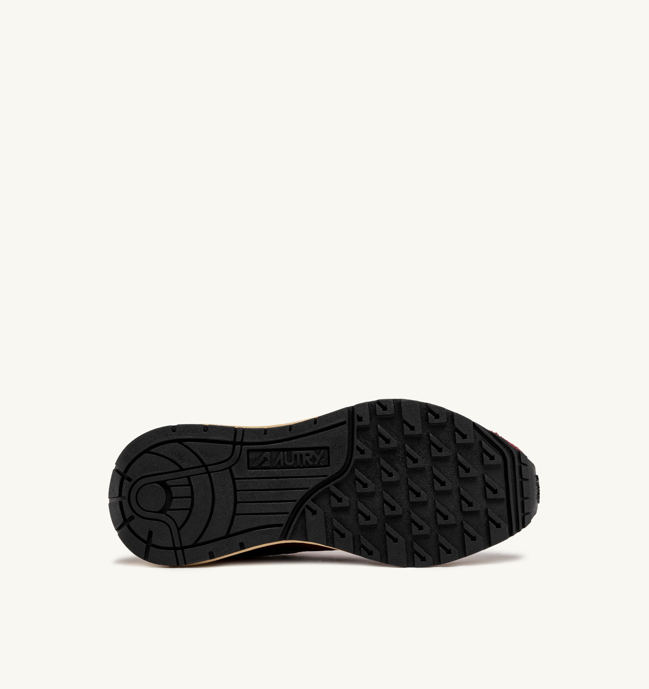 BASKETS REELWIND LOW EN NYLON DAIM ET CUIR ROUNGE ET CORDOVAN