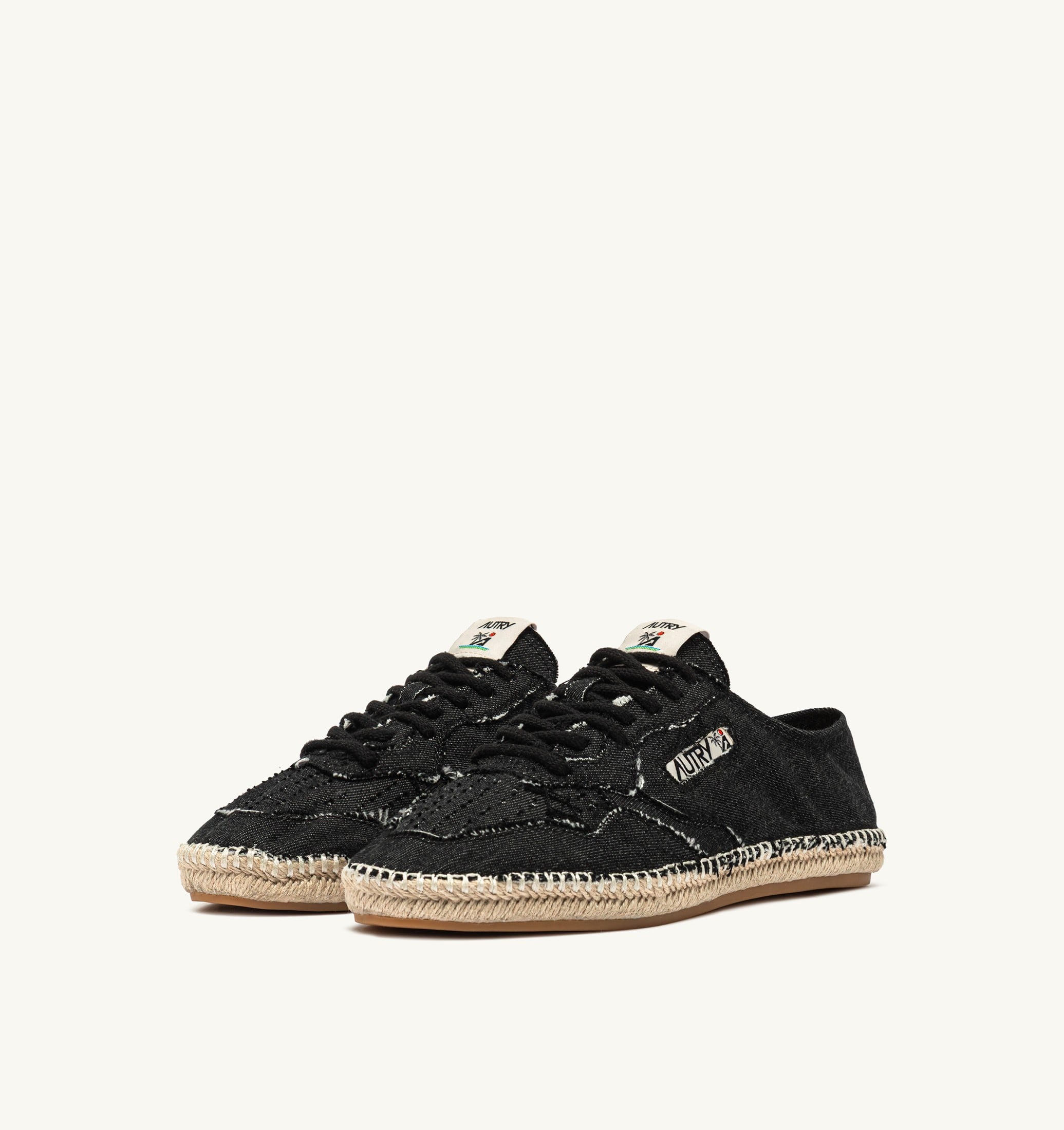 ESPADRILLES SANDY EN TOILE NOIRE