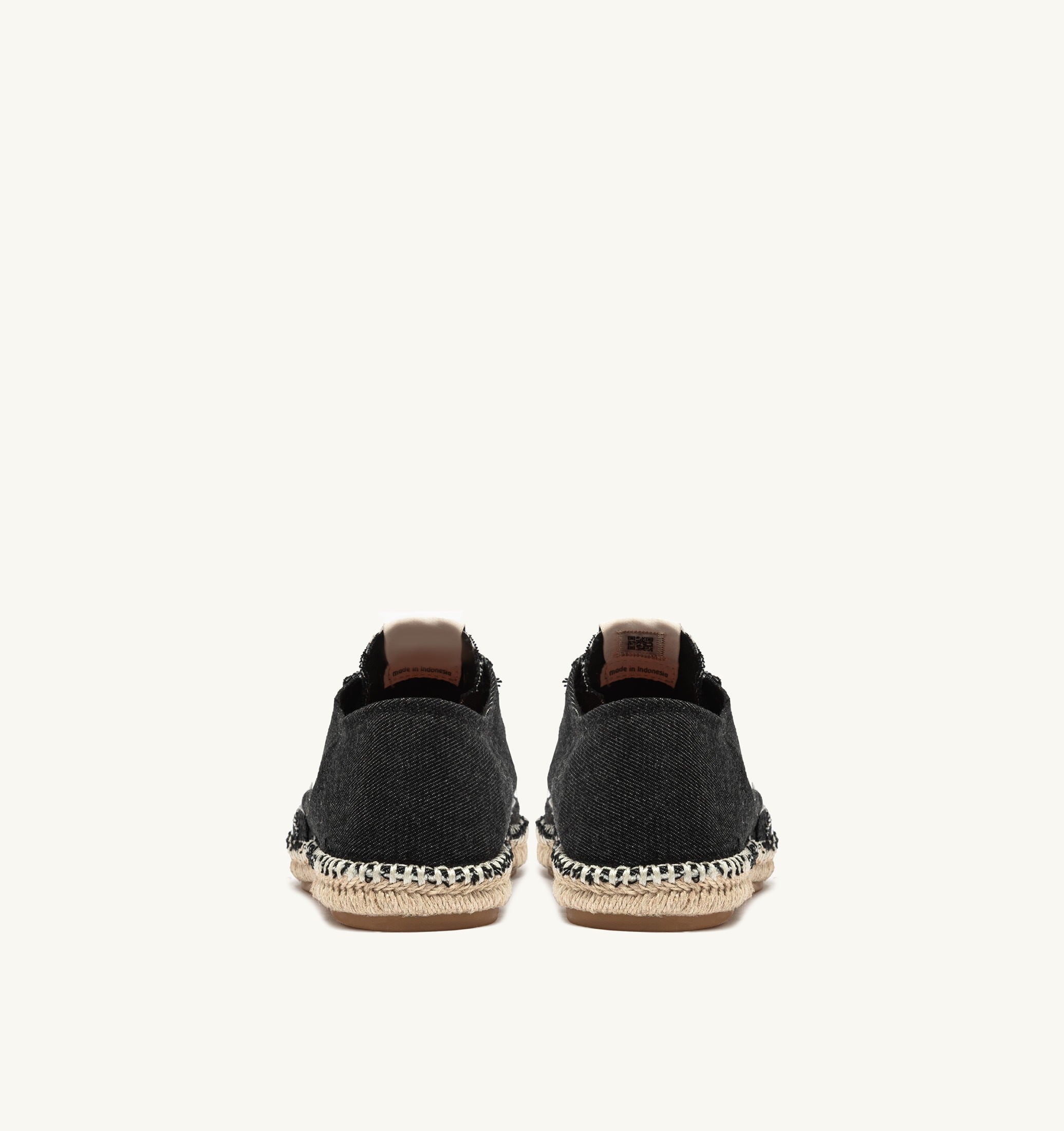 ESPADRILLES SANDY EN TOILE NOIRE