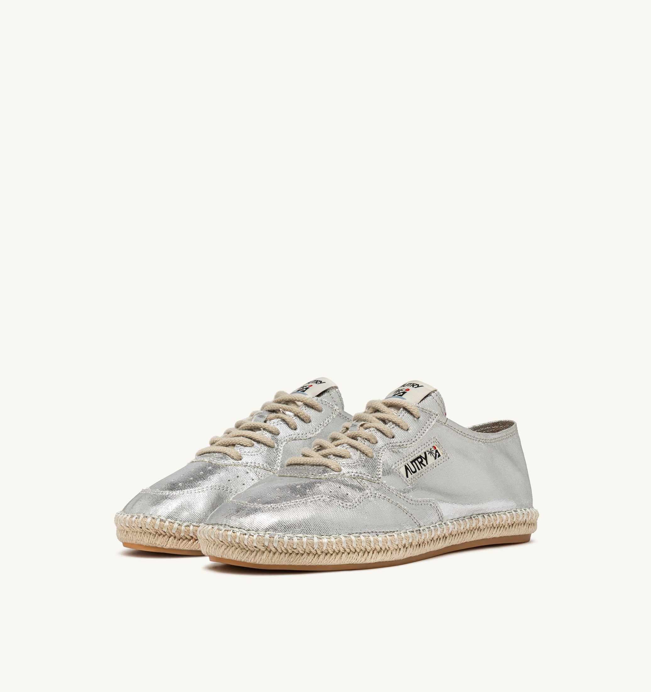 ESPADRILLES SANDY EN TOILE SILVER
