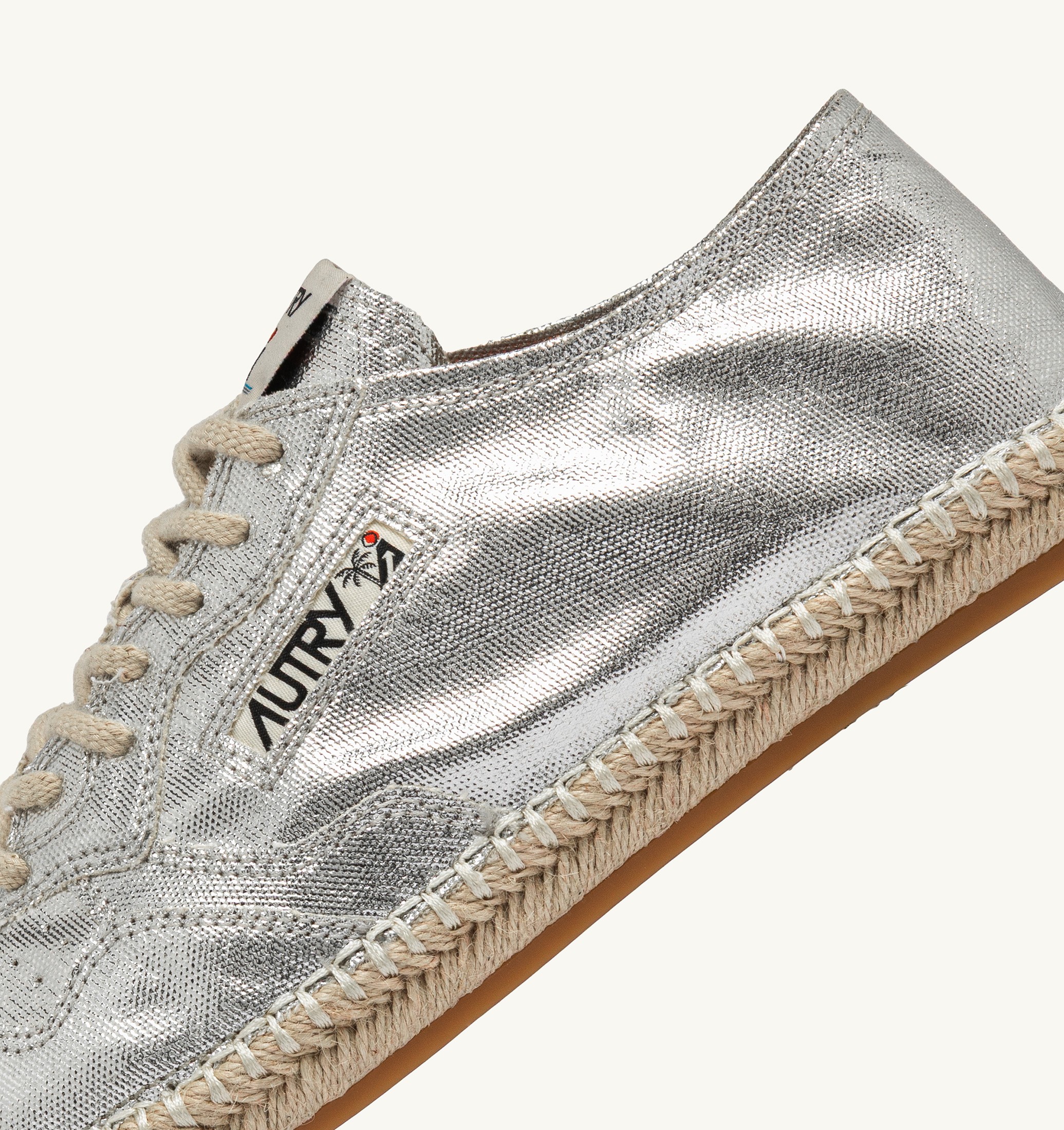 ESPADRILLES SANDY EN TOILE SILVER