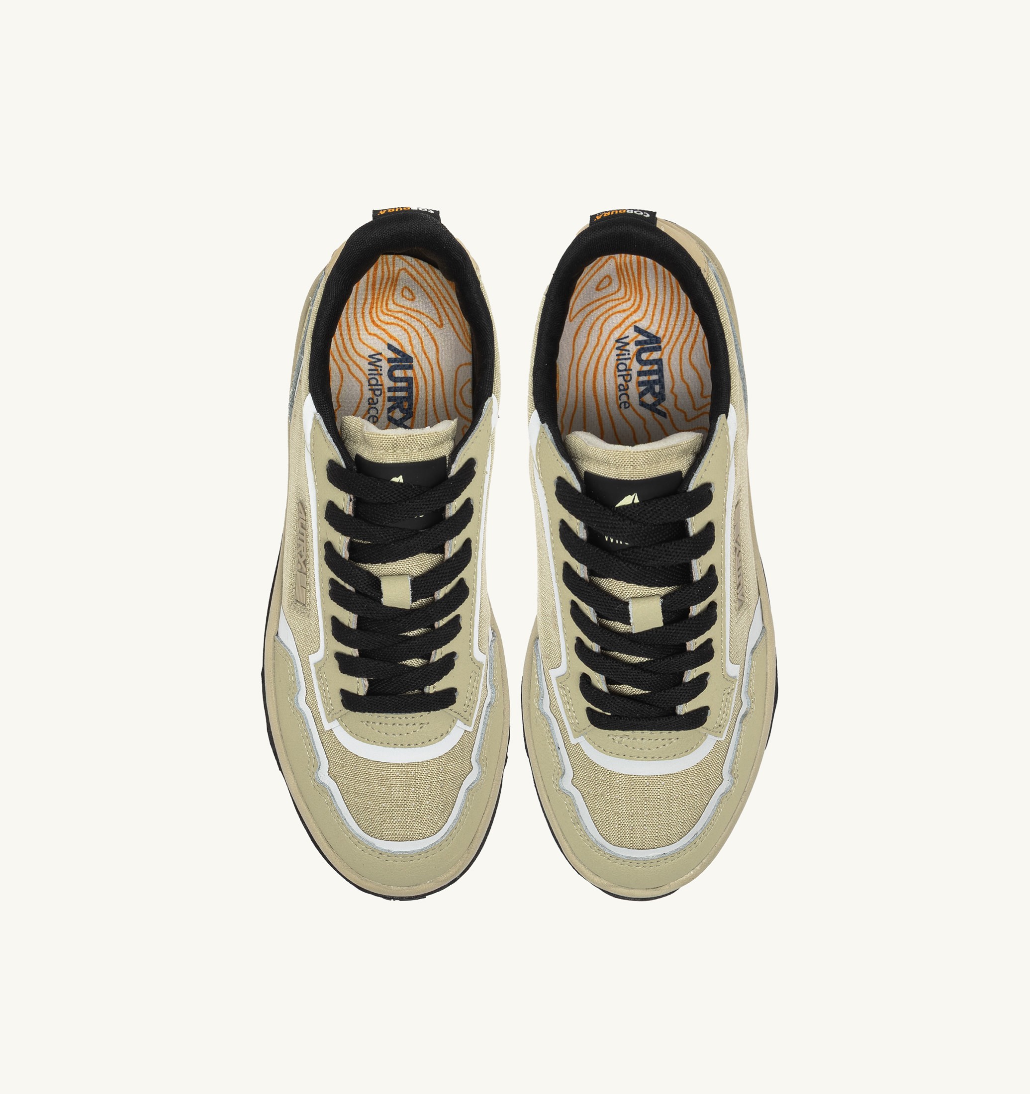 BASKETS WILDPACE LOW EN NYLON RIPSTOP ET CUIR TIDAL FOAM ET REFLEX