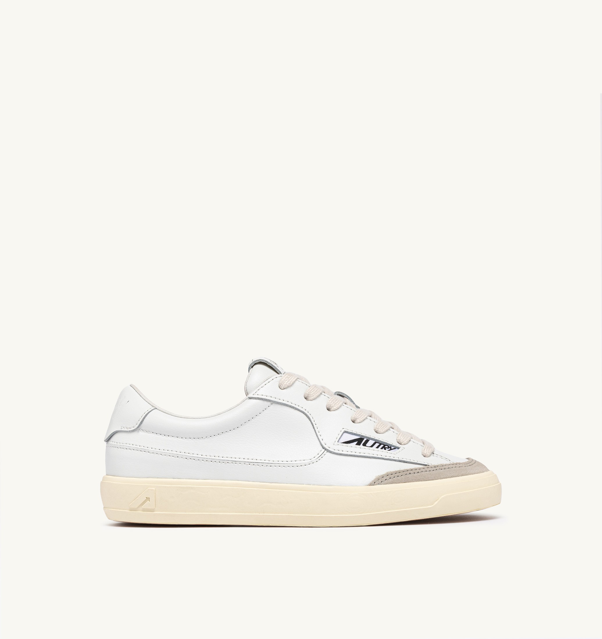 BASKETS WINDSCAPE LOW EN CUIR BLANC