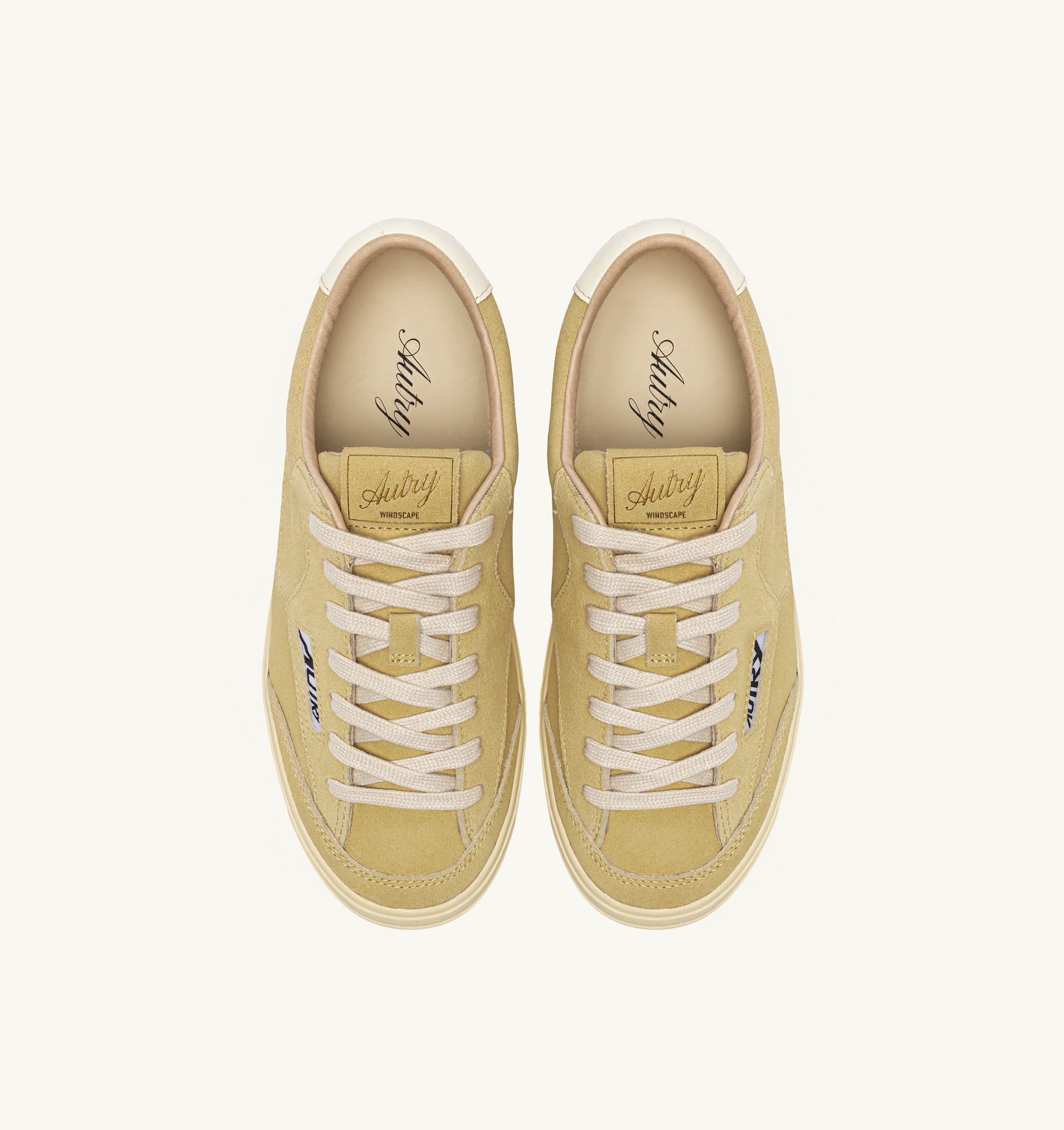 BASKETS WINDSCAPE LOW EN DAIM STRAW ET MARSHMALLOW