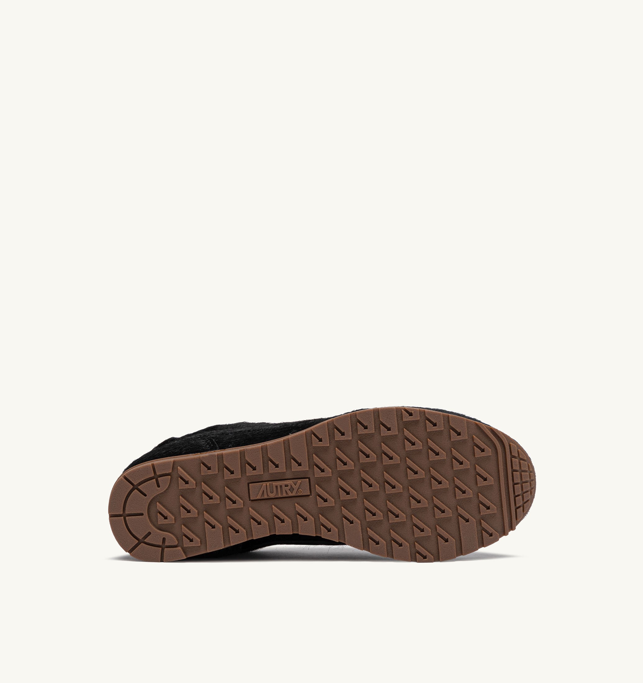 BASKETS WINDSPIN EFFET POULAIN NOIR