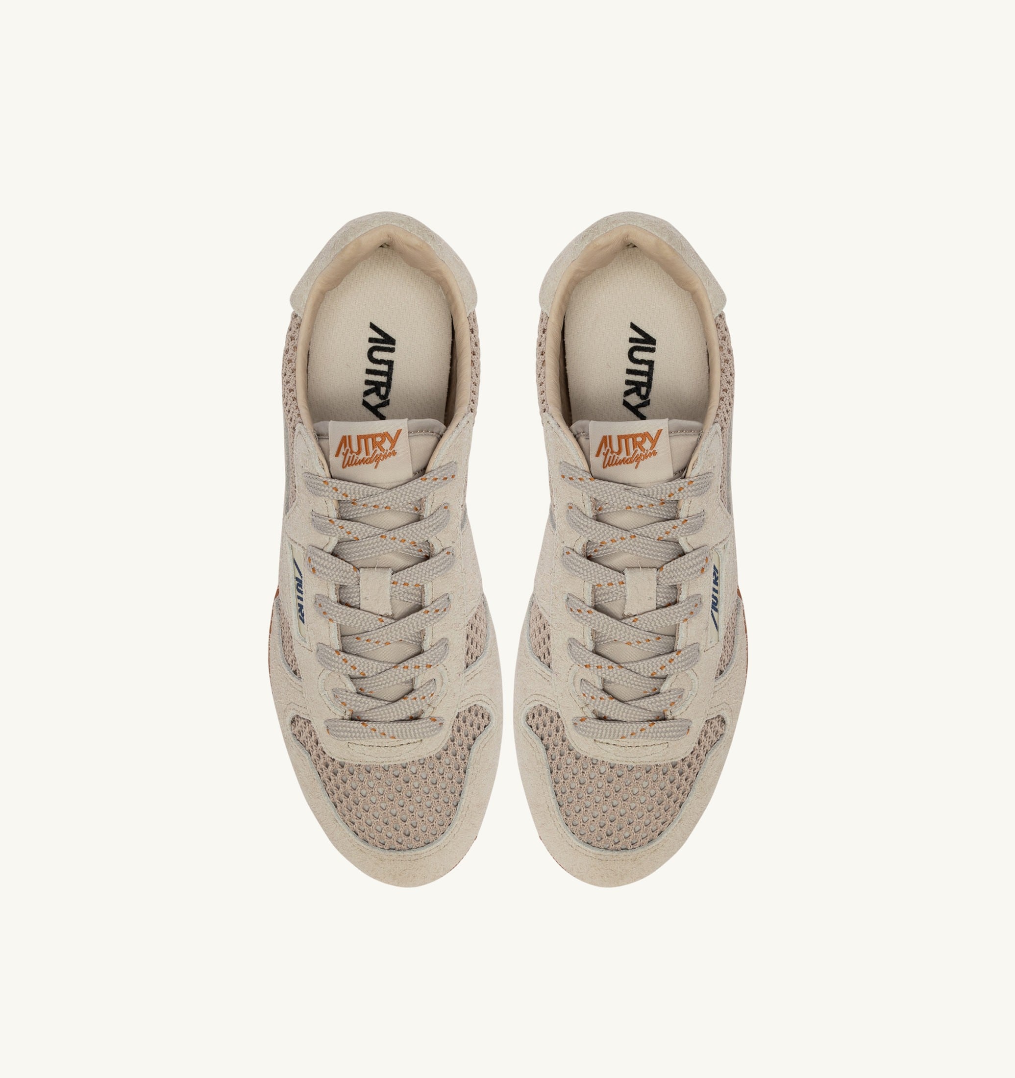 BASKETS WINDSPIN EN MESH ET DAIM SAND
