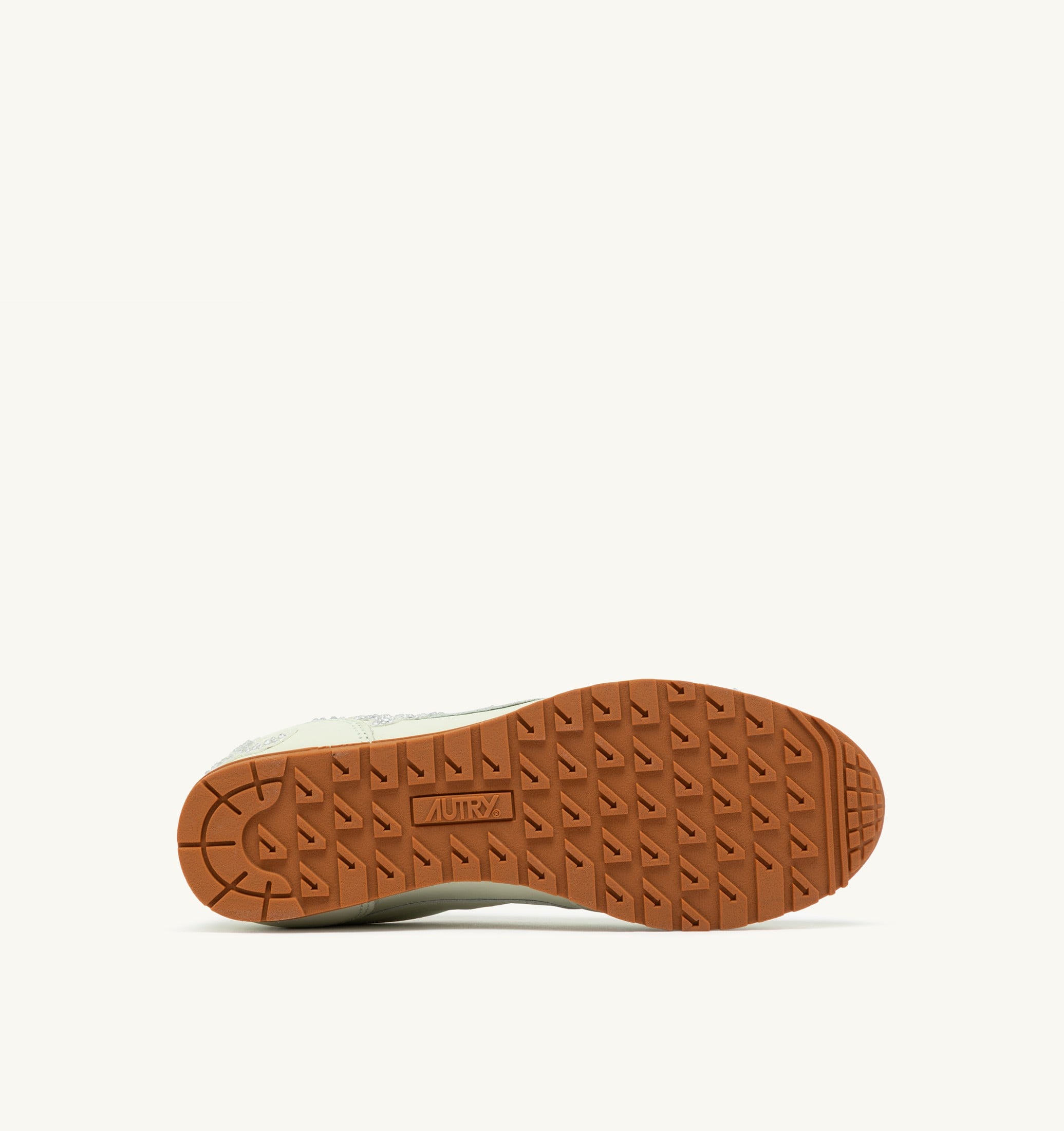 BASKETS WINDSPIN EN CUIR BONE WHITE AVEC APPLICATIONS