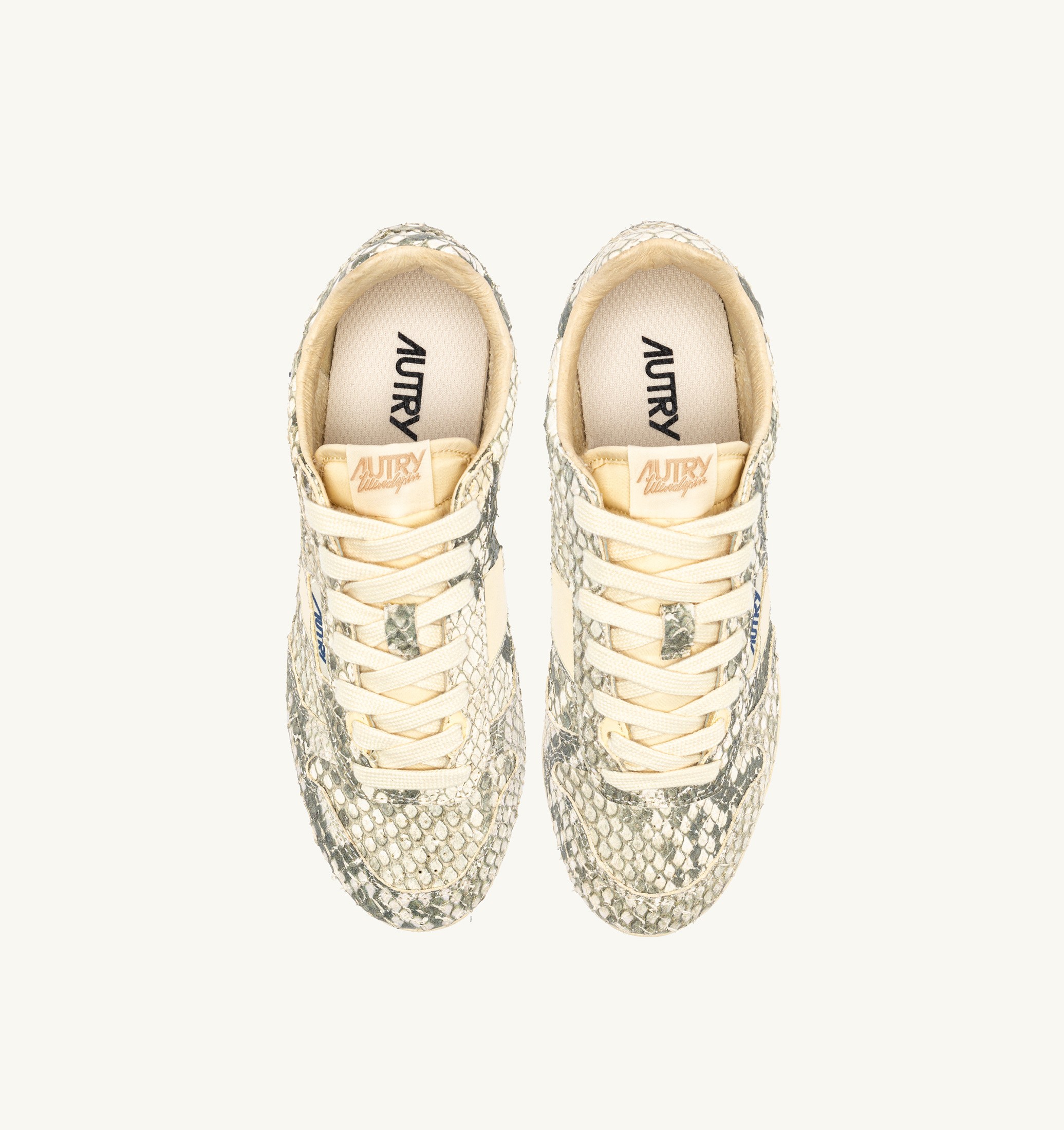 BASKETS WINDSPIN EN CUIR AVEC IMPRIMÉ SNAKE DIAMOND ROCK ET RUTABAGA