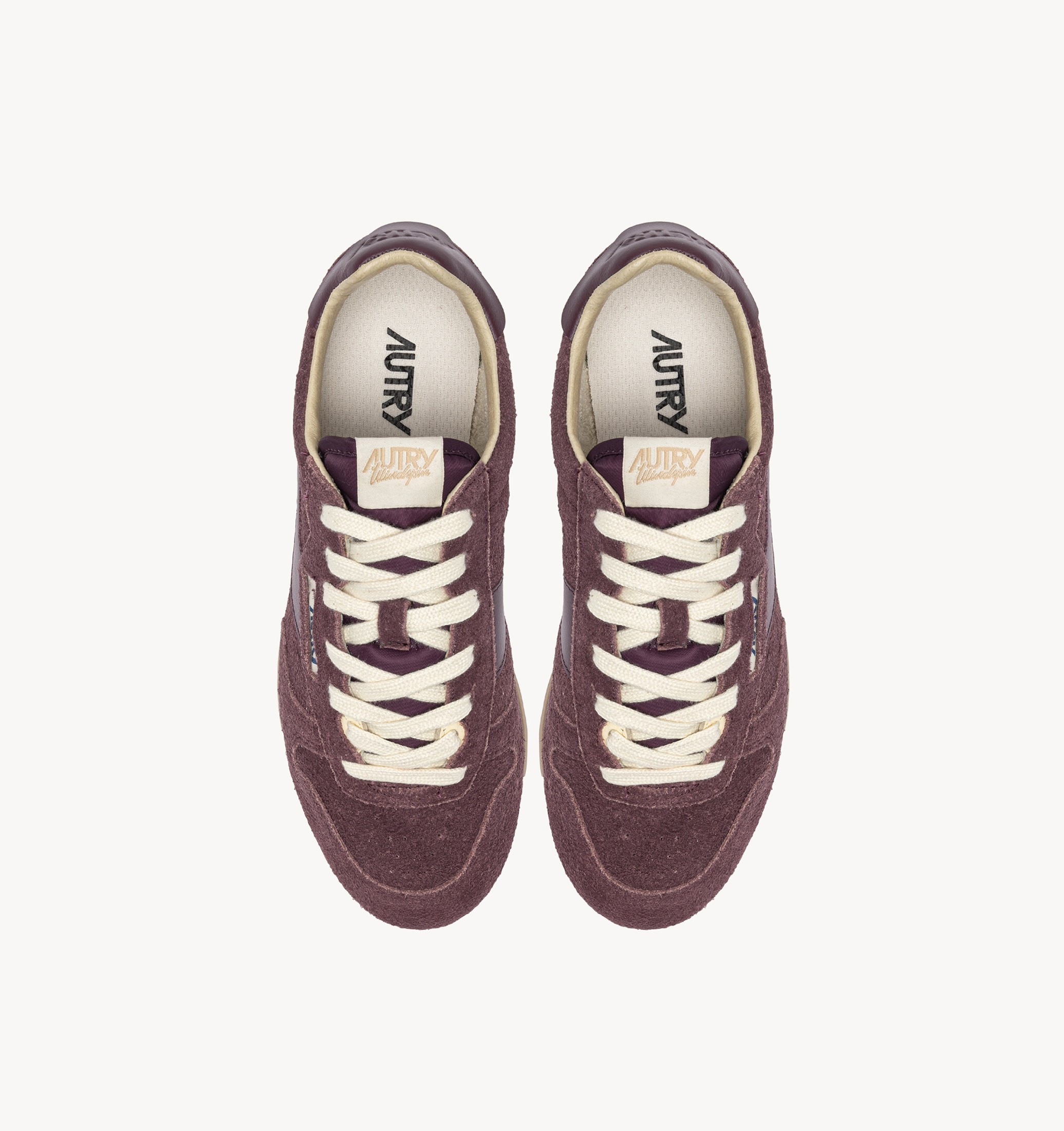 BASKETS WINDSPIN EN DAIM ET CUIR AMARONE