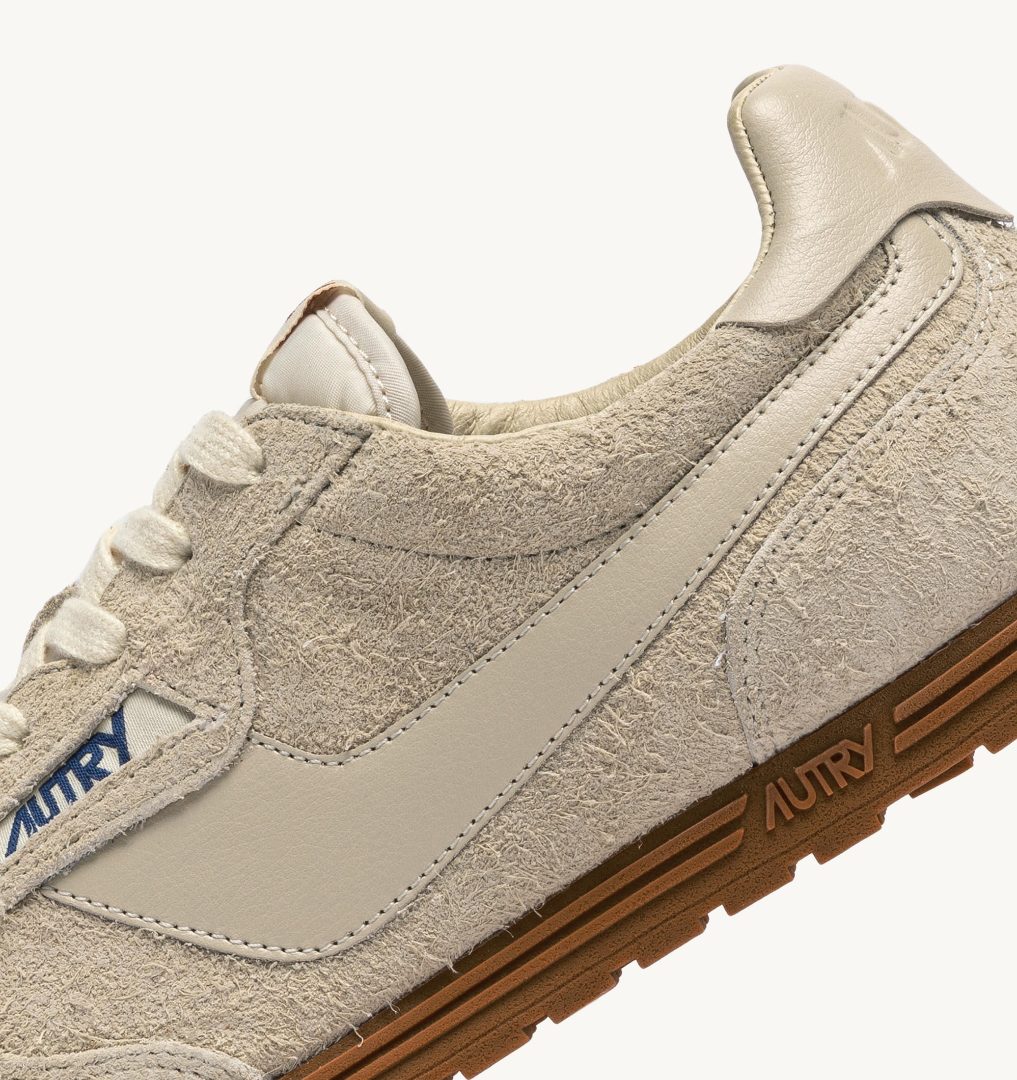 BASKETS WINDSPIN EN DAIM ET CUIR BISCUIT