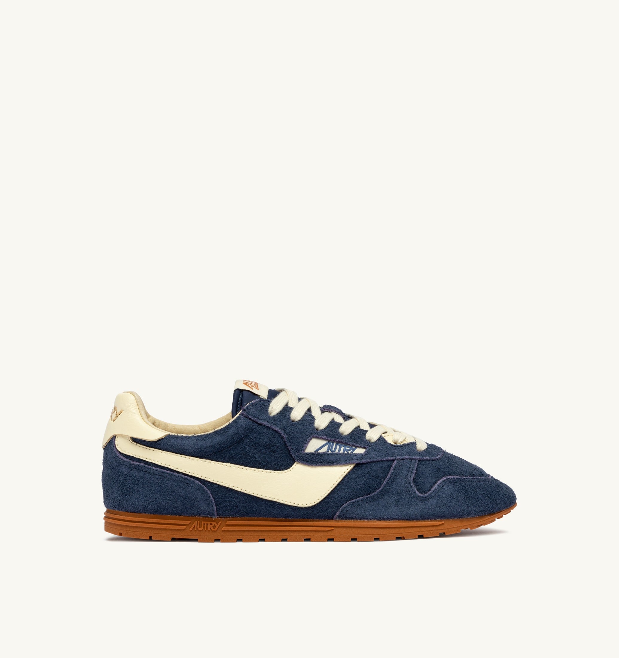 BASKETS WINDSPIN EN DAIM ET CUIR BLUETTE ET RUTABAGA