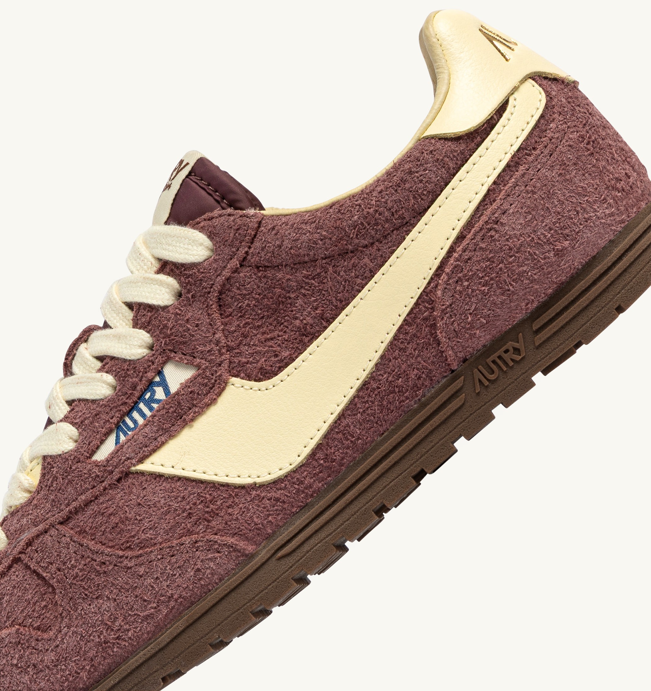 BASKETS WINDSPIN EN DAIM ET CUIR CHIANTI ET RUTABAGA
