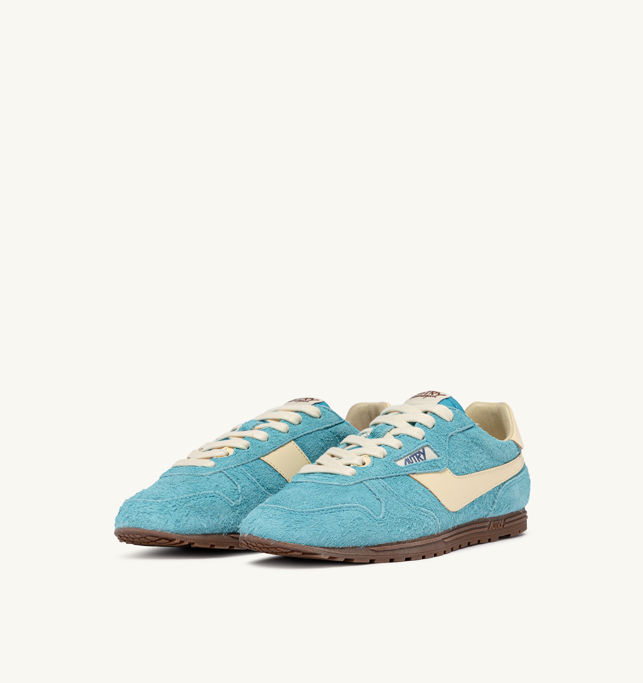 BASKETS WINDSPIN EN DAIM ET CUIR KYOTO ET RUTABAGA