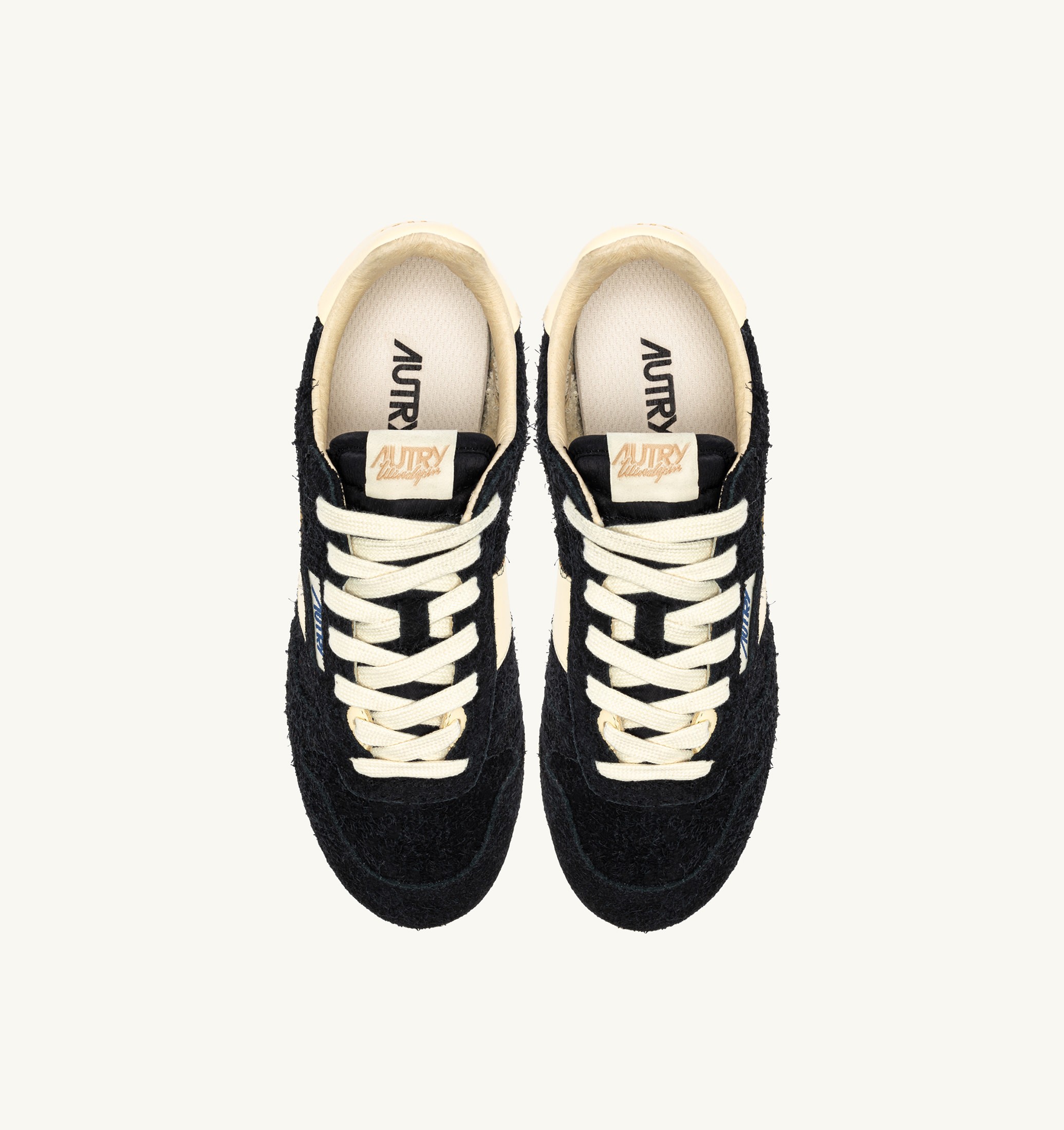 BASKETS WINDSPIN EN DAIM ET CUIR NOIR ET RUTABAGA