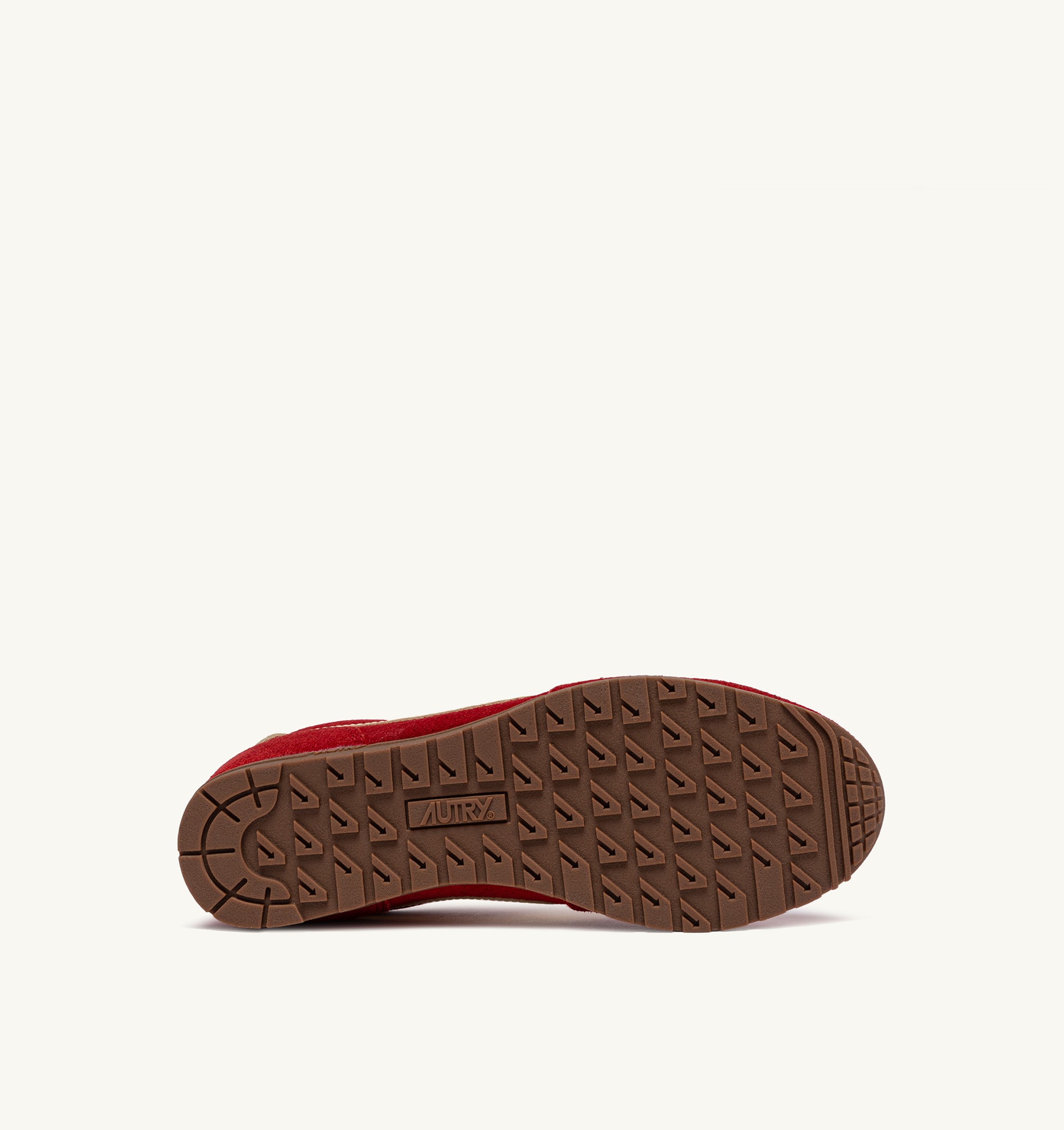 BASKETS WINDSPIN EN DAIM ET CUIR RUBIS ET RUTABAGA