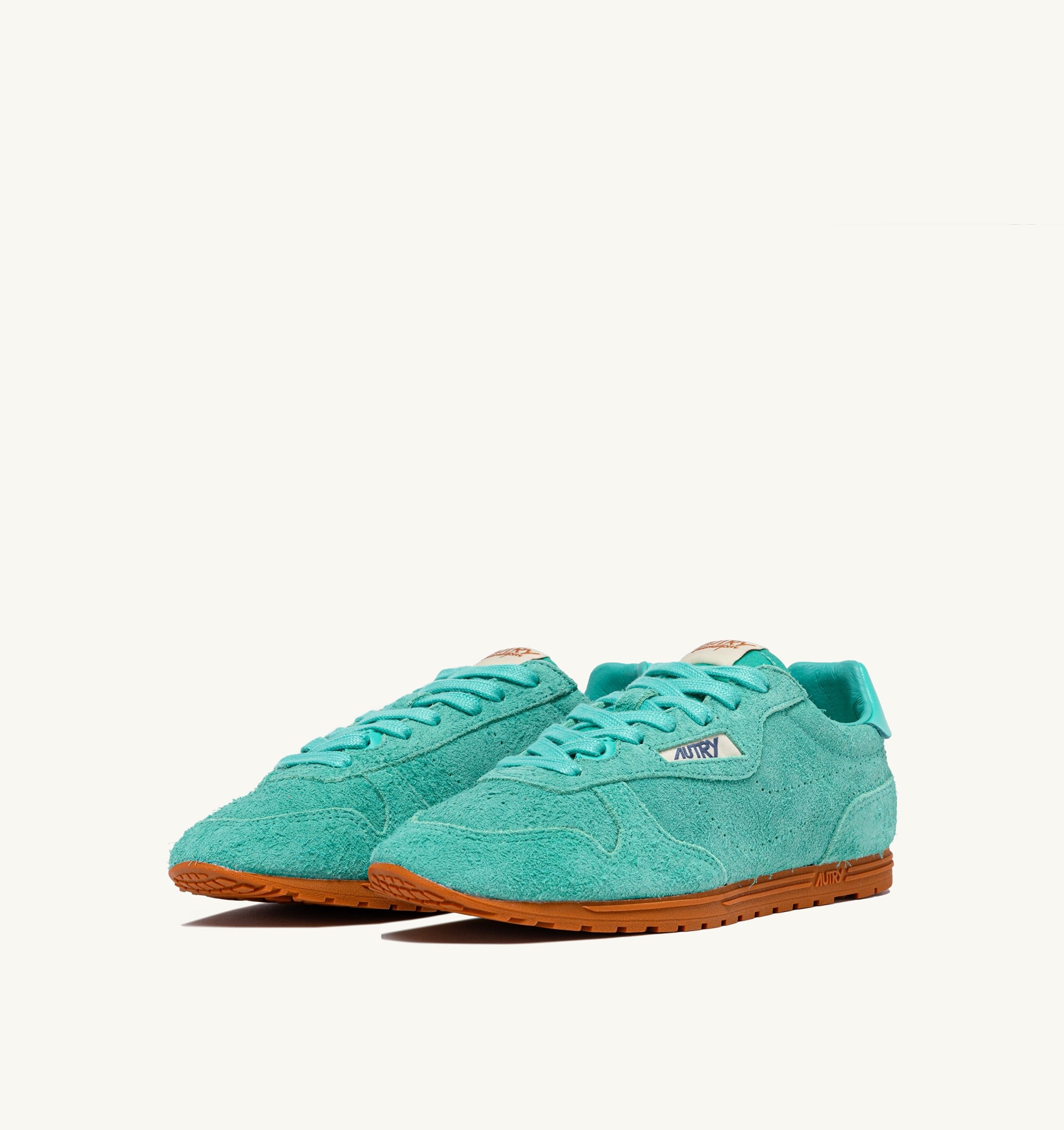 BASKETS WINDSPIN EN DAIM TURQUOISE