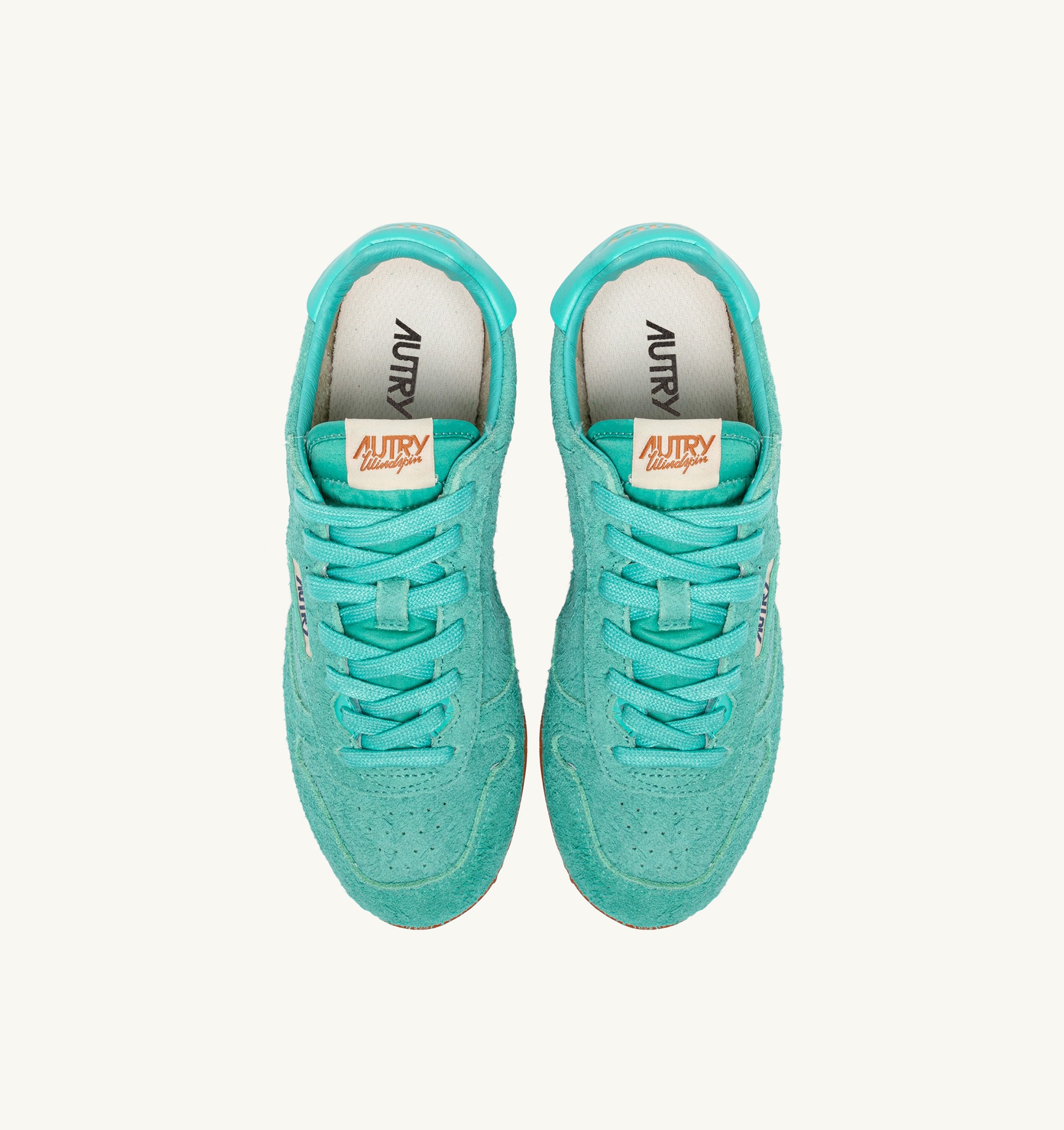 BASKETS WINDSPIN EN DAIM TURQUOISE