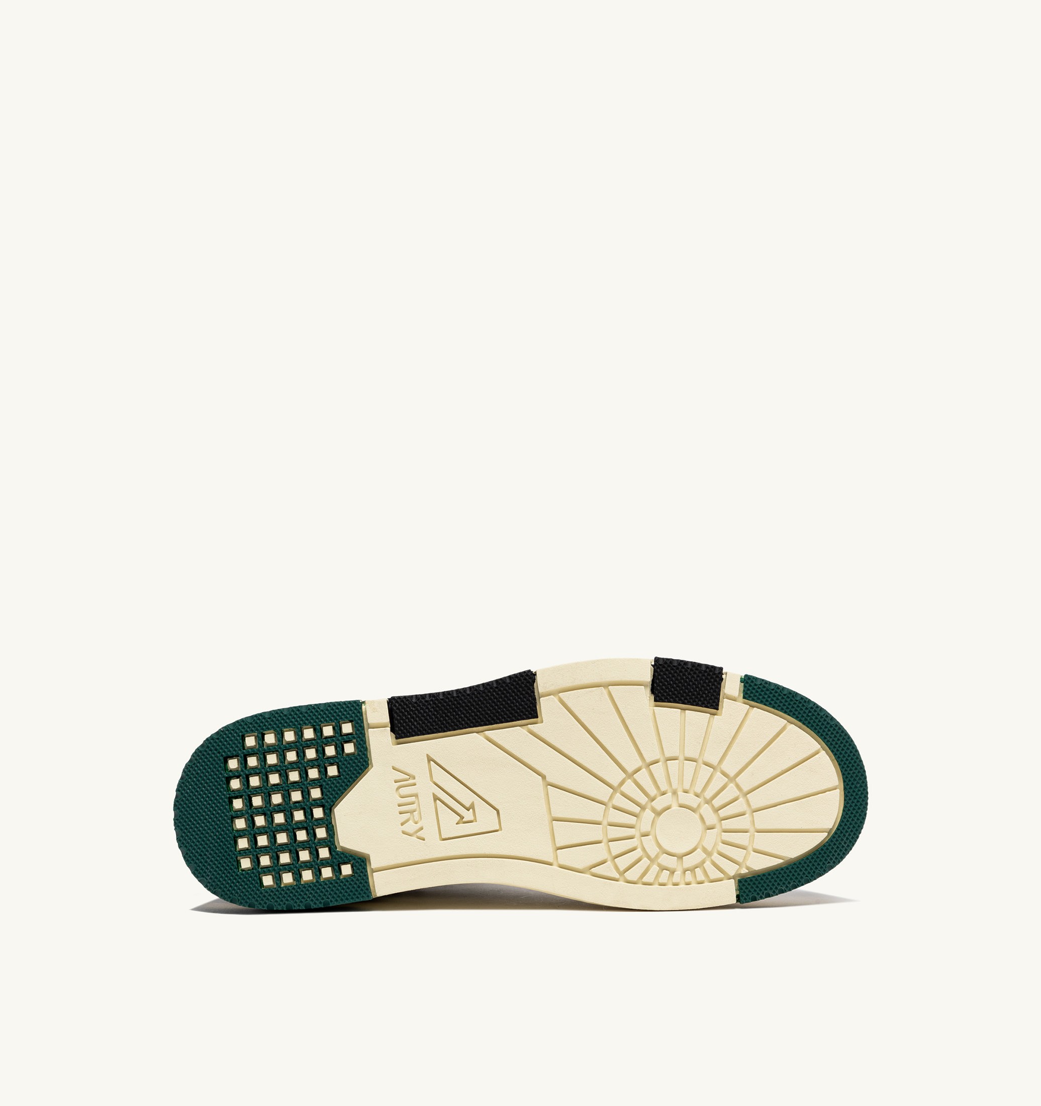 BASKETS CLC LOW EN DAIM ET CUIR BLANC ET FOREST