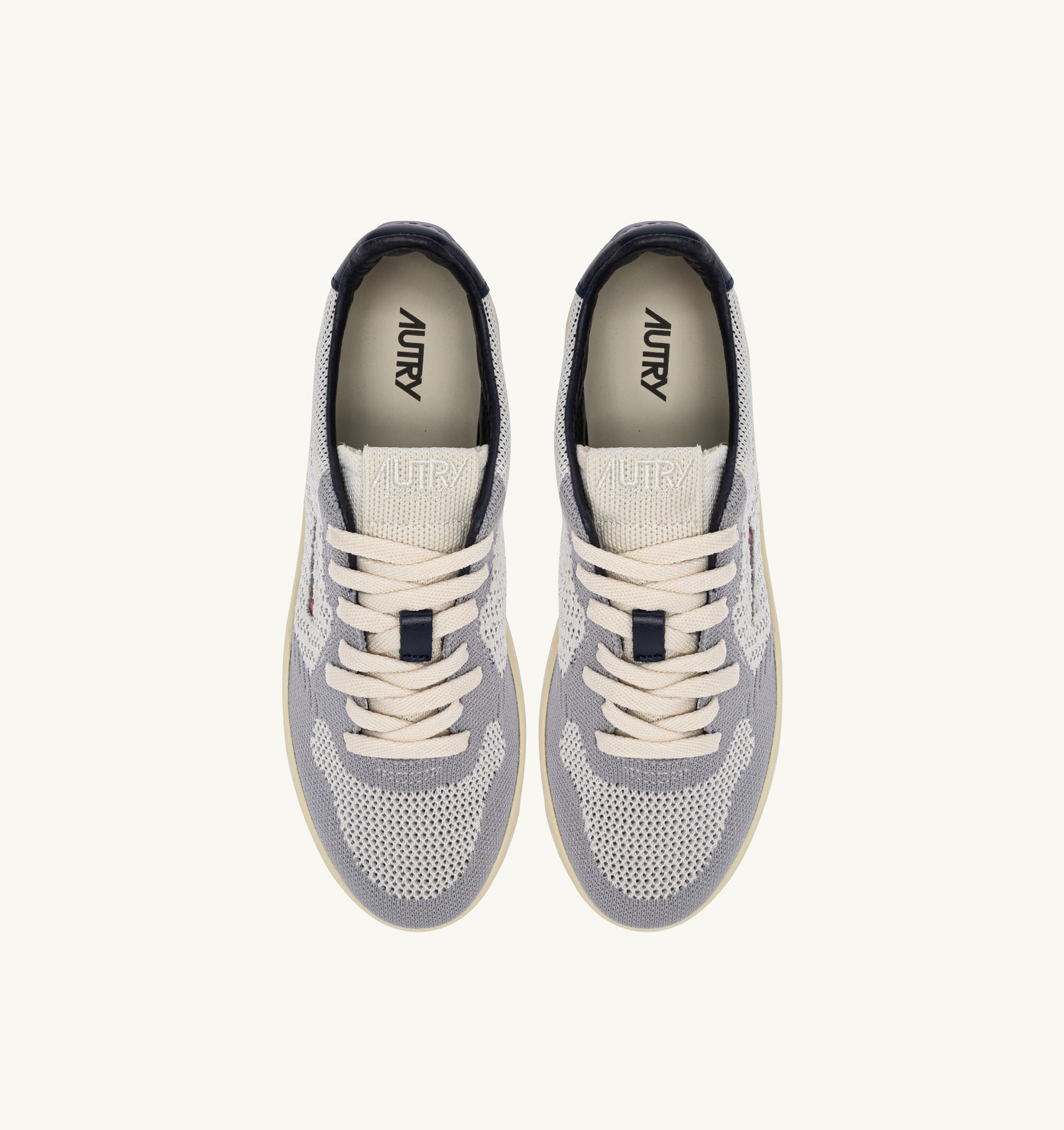 BASKETS MEDALIST EASEKNIT LOW EN MAILLE IVOIRE SPACE ET LOFT