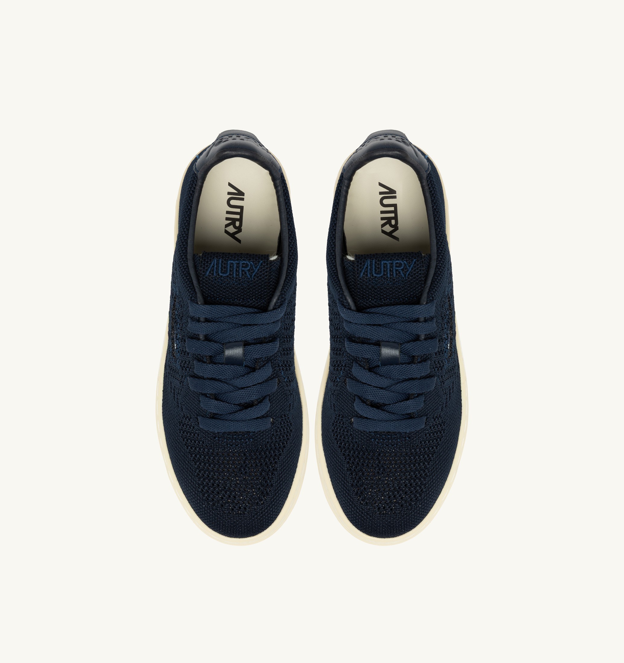 BASKETS MEDALIST EASEKNIT LOW EN MAILLE SPACE BLUE
