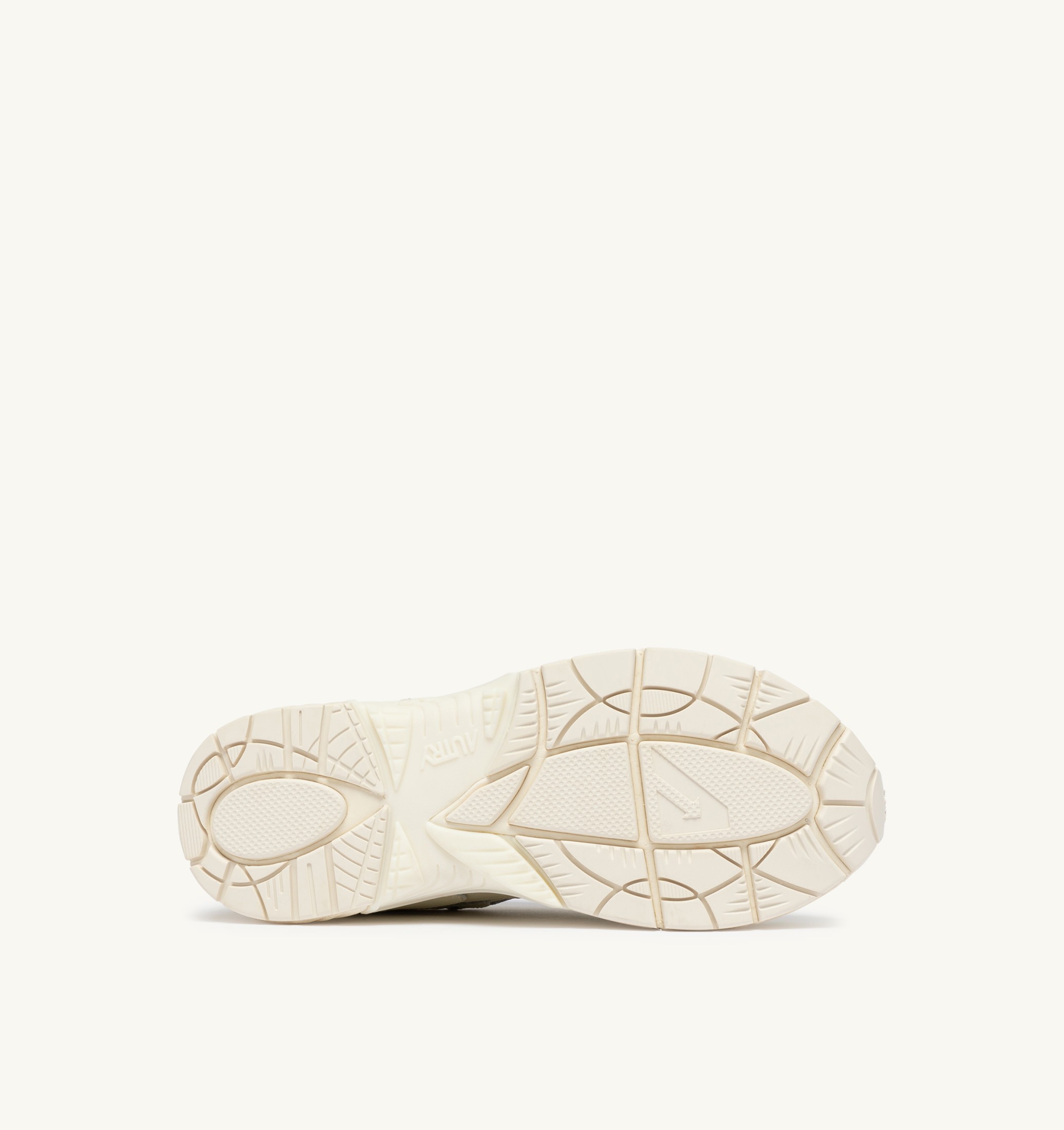 BASKETS HYPERWAY EN MESH ET CUIR NAPPA WHISPER WHITE